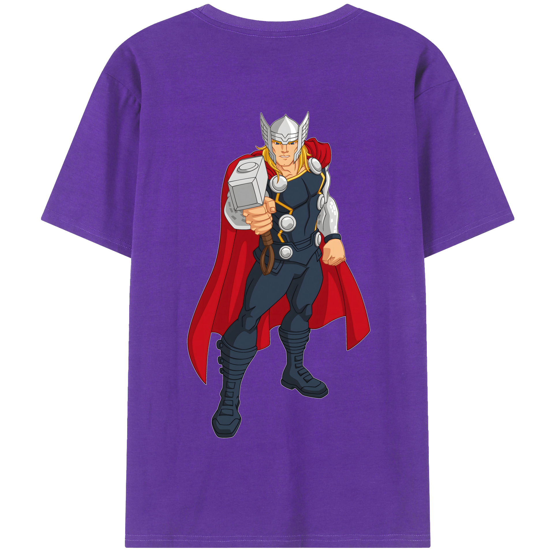 （画像用） アベンジャーズ The Avengers 綿100％半袖Tシャツ（背面プリント）