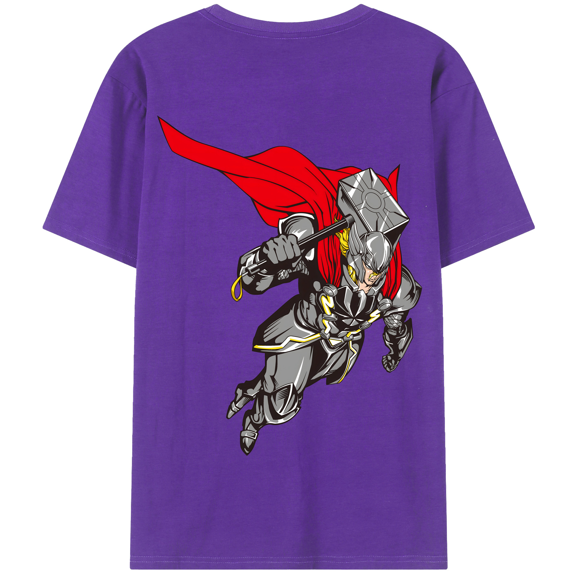 （画像用） アベンジャーズ The Avengers 綿100％半袖Tシャツ（背面プリント）
