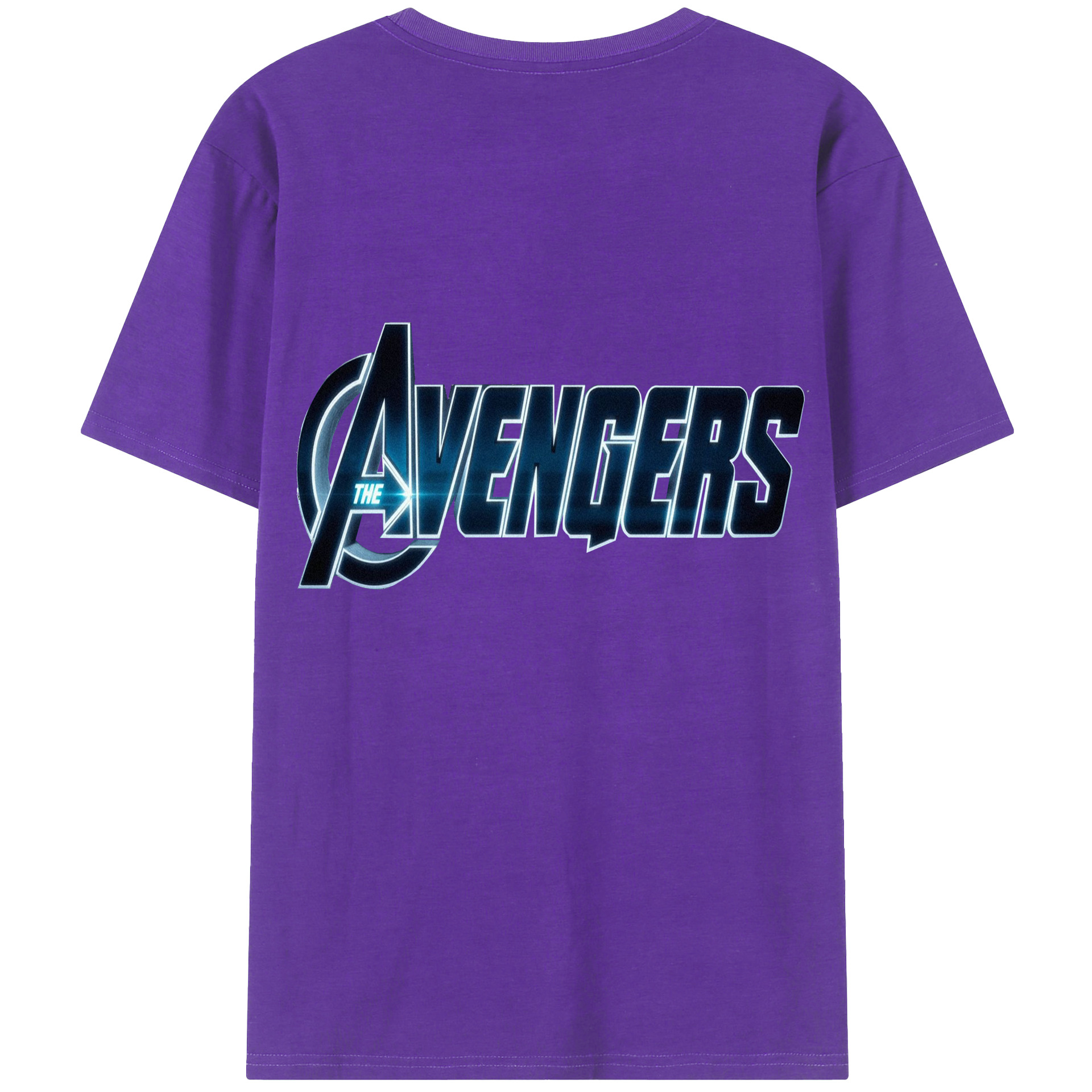 （画像用） アベンジャーズ The Avengers 綿100％半袖Tシャツ（背面プリント）