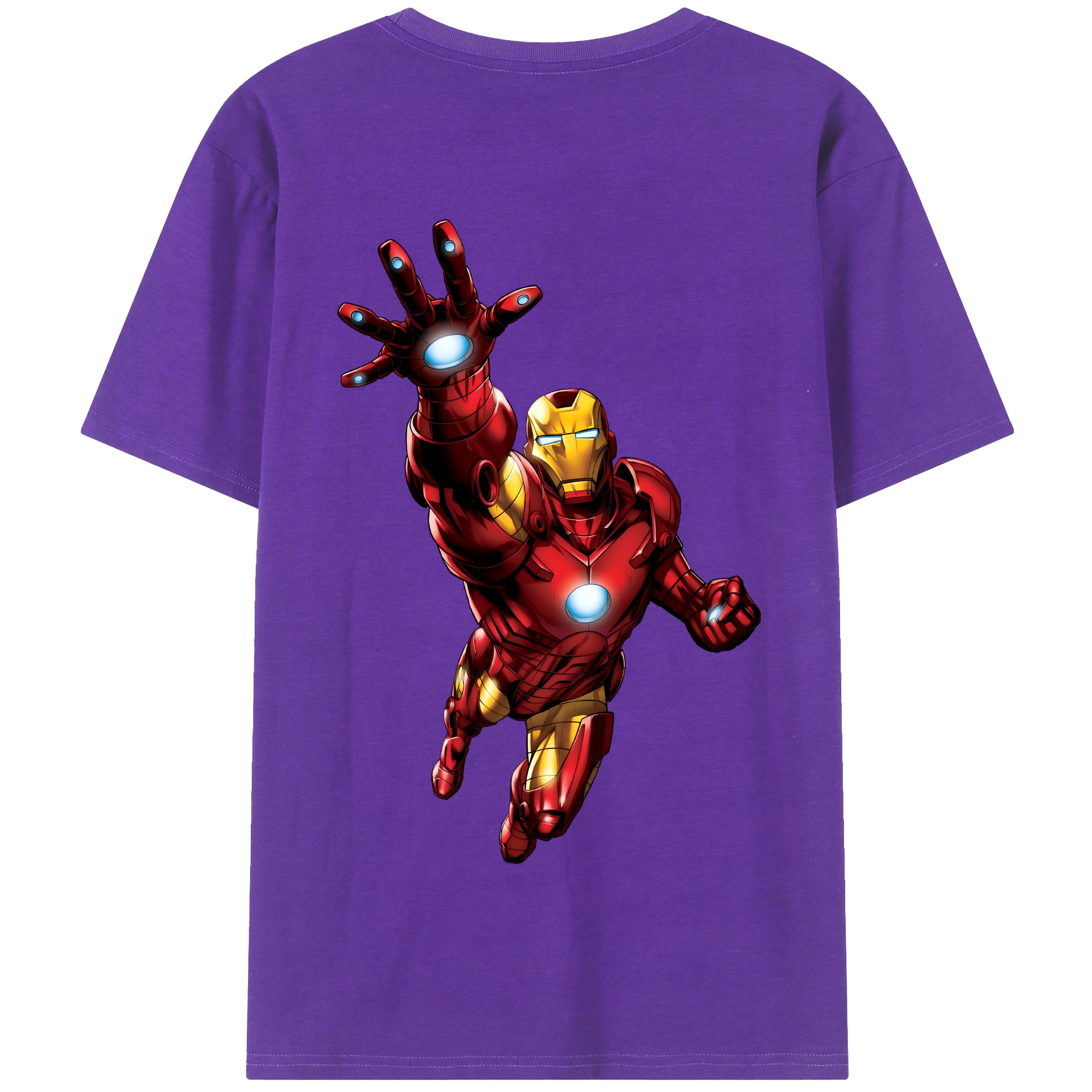 （画像用） アベンジャーズ The Avengers 綿100％半袖Tシャツ（背面プリント）