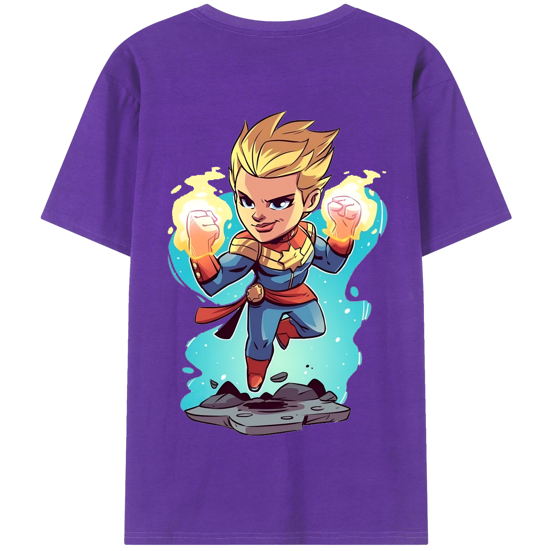 （画像用） アベンジャーズ The Avengers 綿100％半袖Tシャツ（背面プリント）