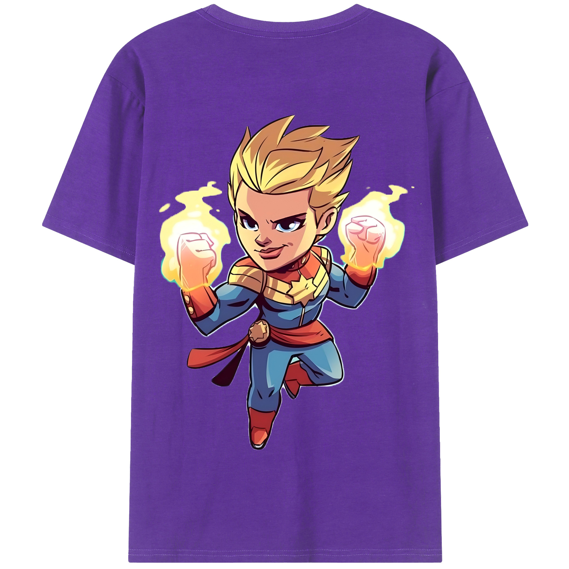 （画像用） アベンジャーズ The Avengers 綿100％半袖Tシャツ（背面プリント）