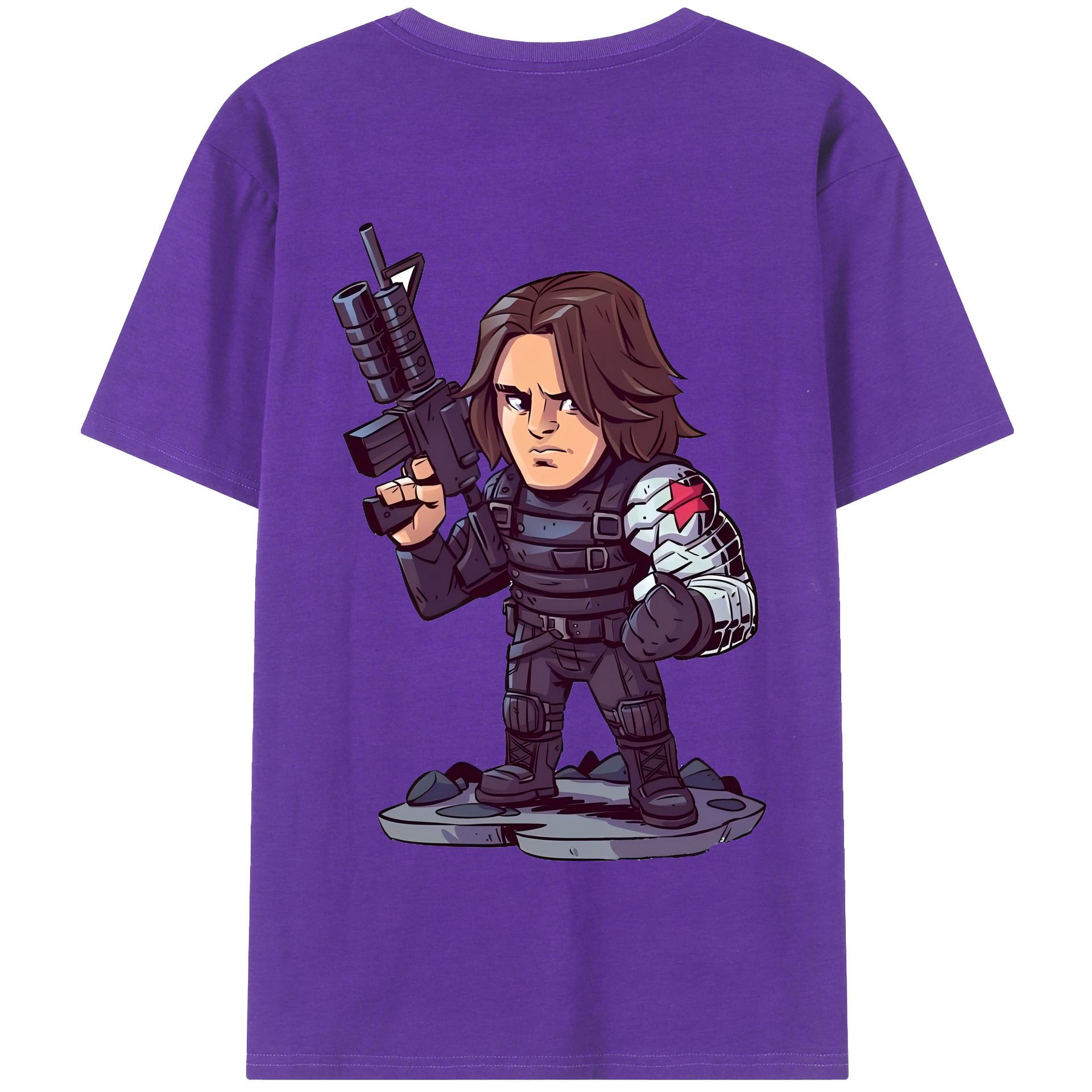 （画像用） アベンジャーズ The Avengers 綿100％半袖Tシャツ（背面プリント）