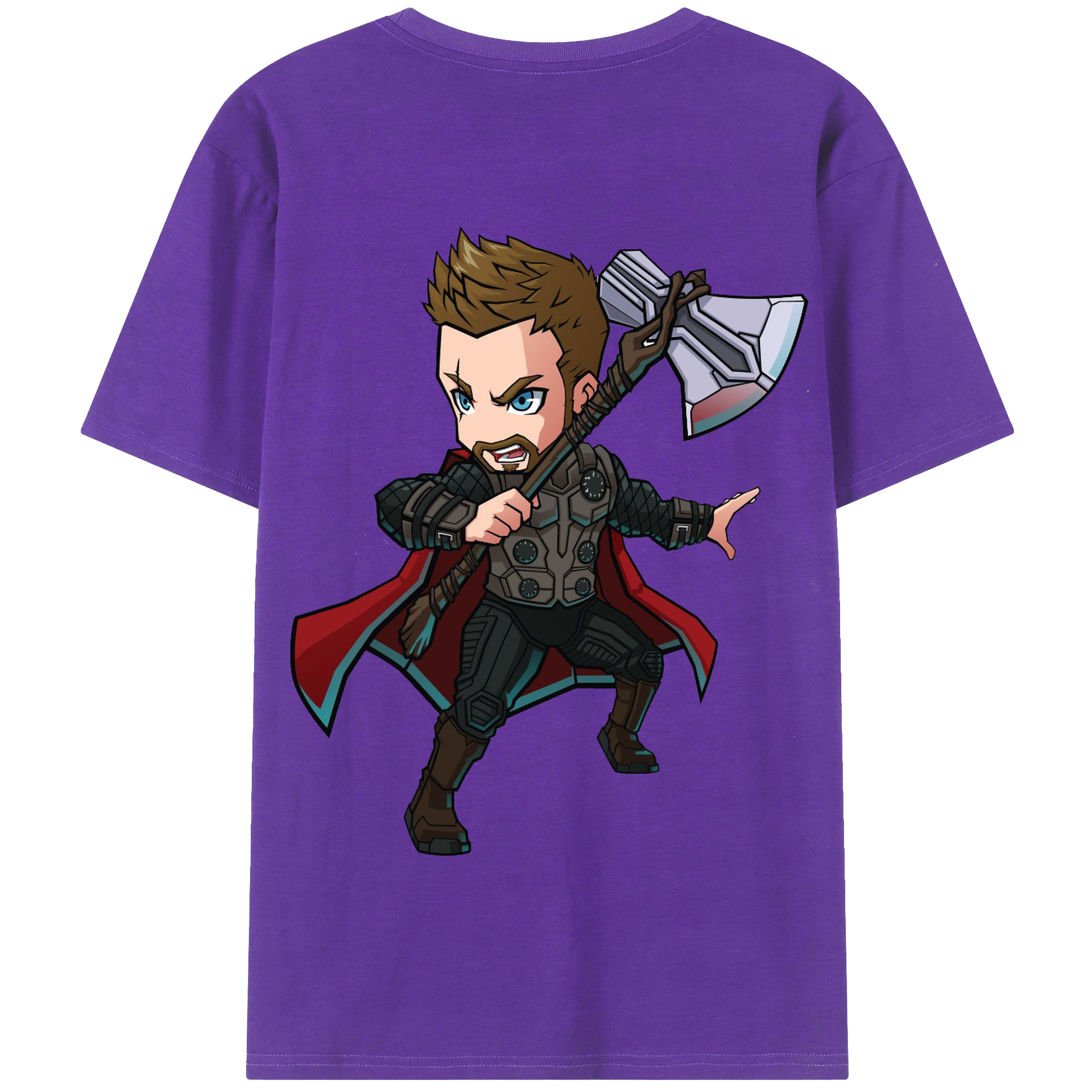 （画像用） アベンジャーズ The Avengers 綿100％半袖Tシャツ（背面プリント）