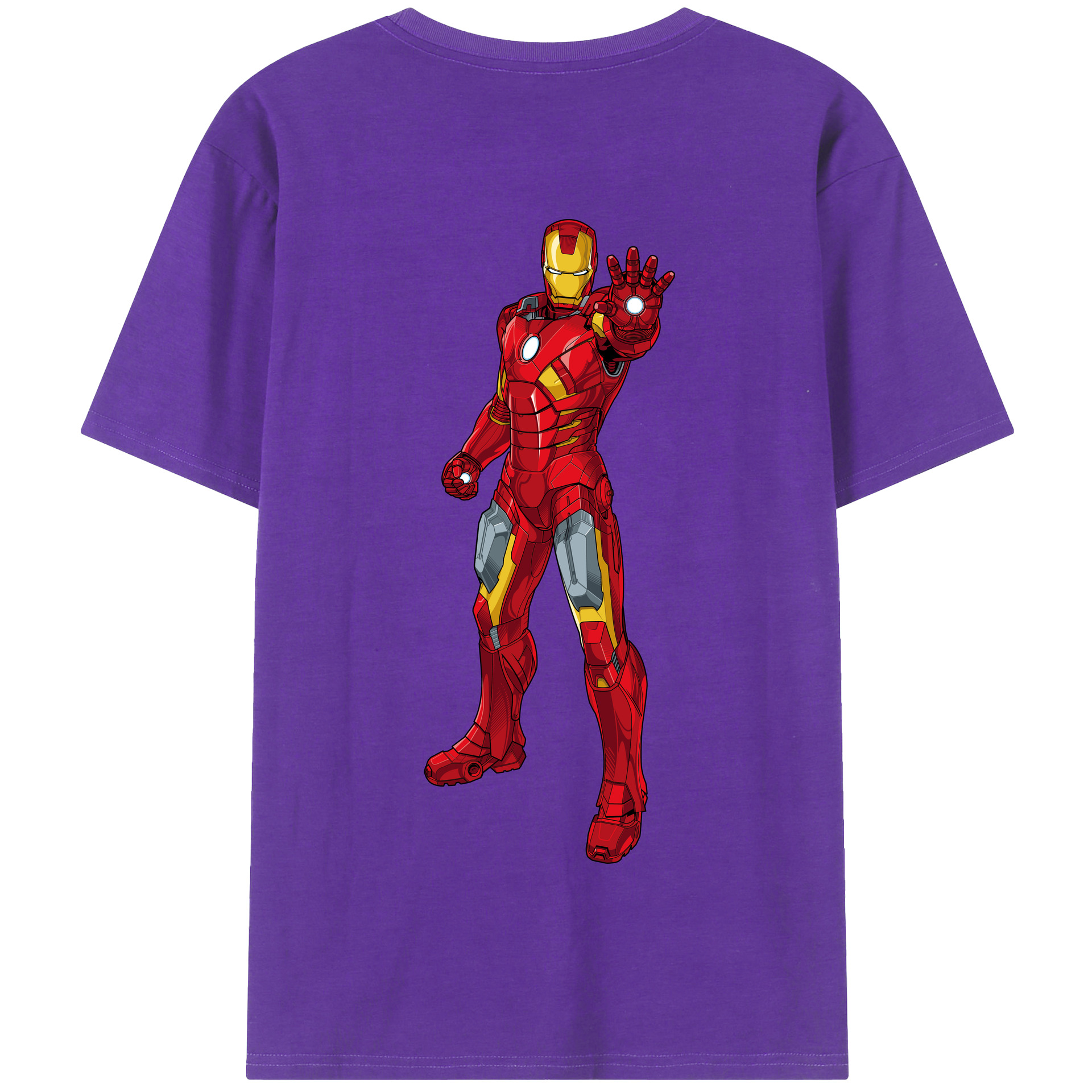 （画像用） アベンジャーズ The Avengers 綿100％半袖Tシャツ（背面プリント）