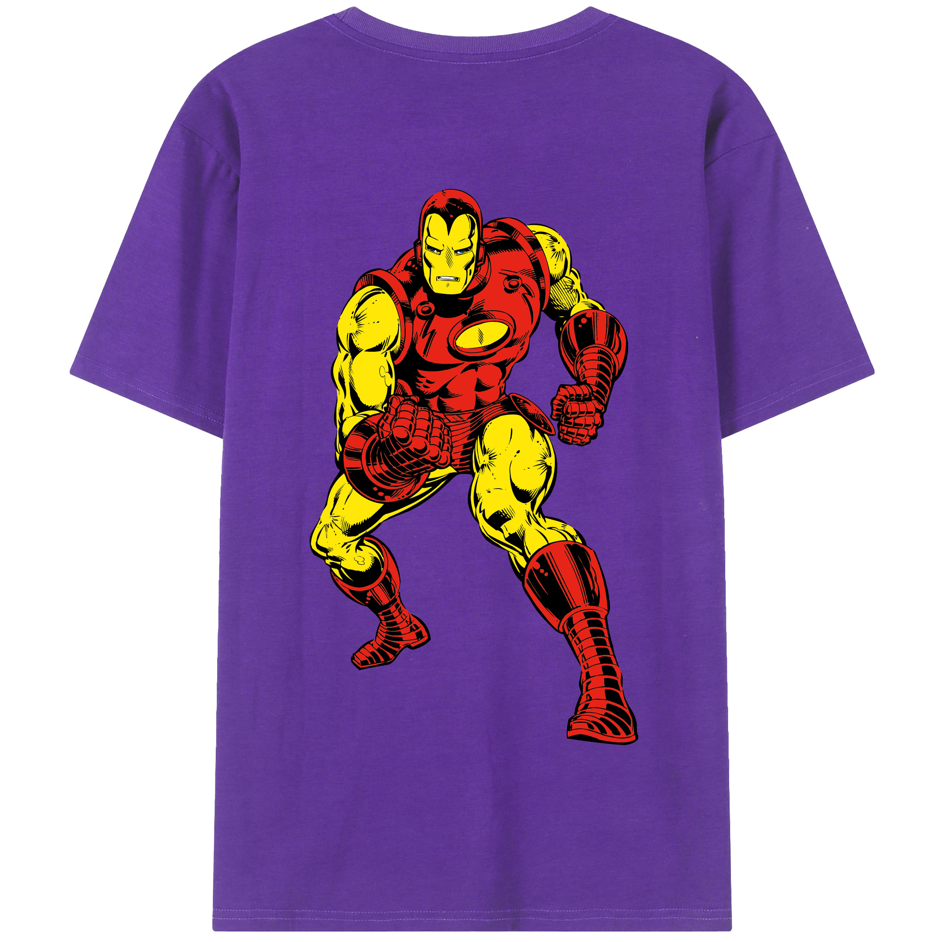 （画像用） アベンジャーズ The Avengers 綿100％半袖Tシャツ（背面プリント）