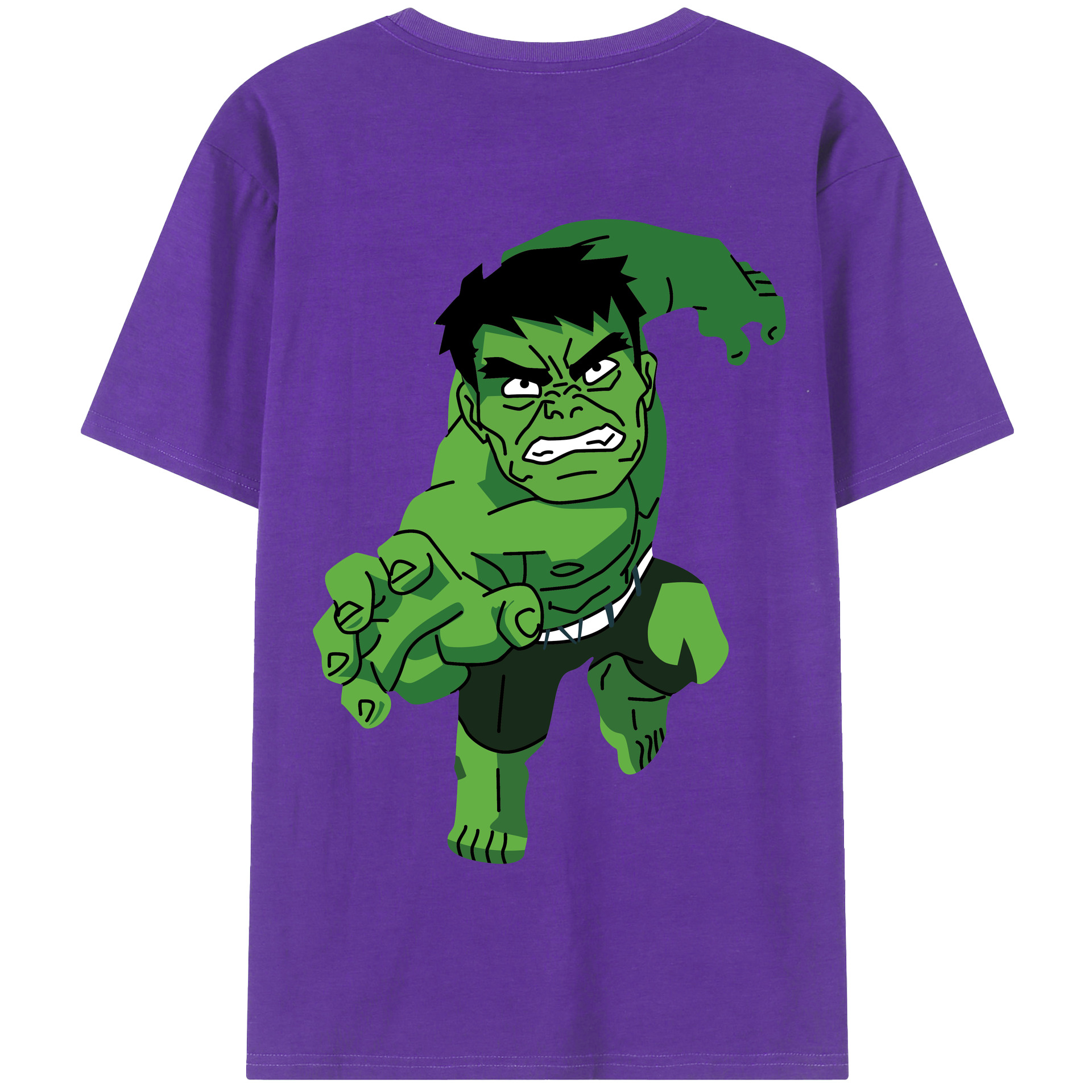 （画像用） アベンジャーズ The Avengers 綿100％半袖Tシャツ（背面プリント）