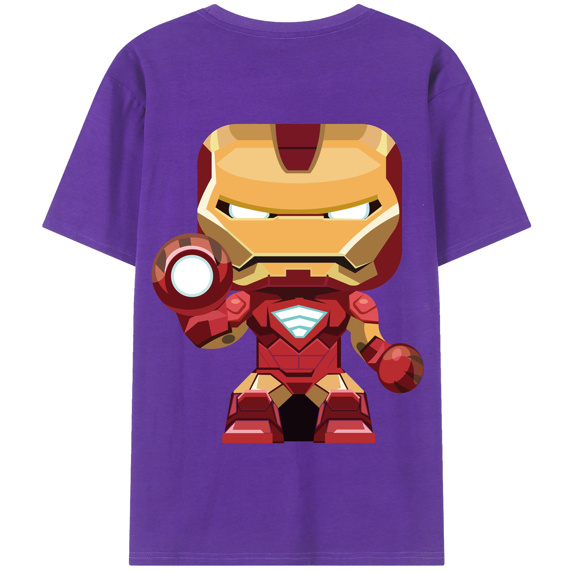 （画像用） アベンジャーズ The Avengers 綿100％半袖Tシャツ（背面プリント）