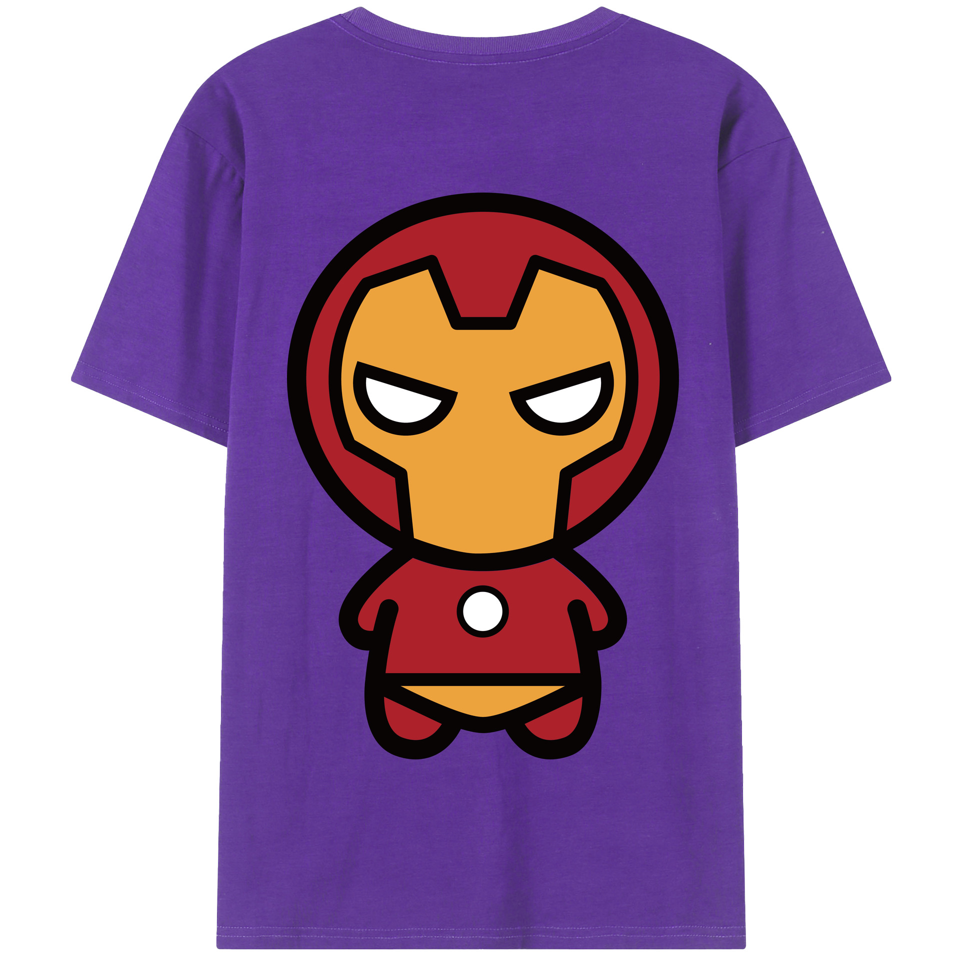 （画像用） アベンジャーズ The Avengers 綿100％半袖Tシャツ（背面プリント）