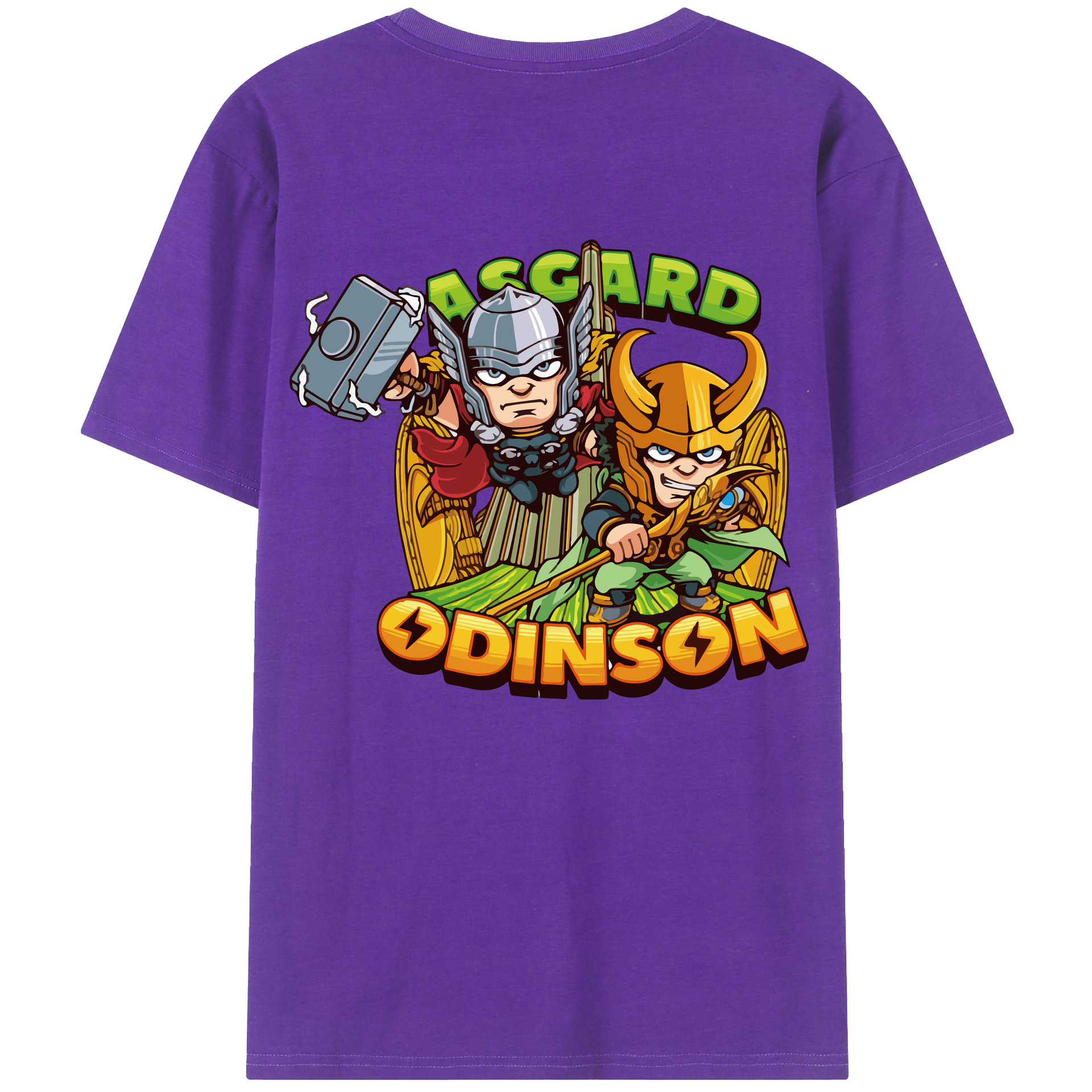 （画像用） アベンジャーズ The Avengers 綿100％半袖Tシャツ（背面プリント）