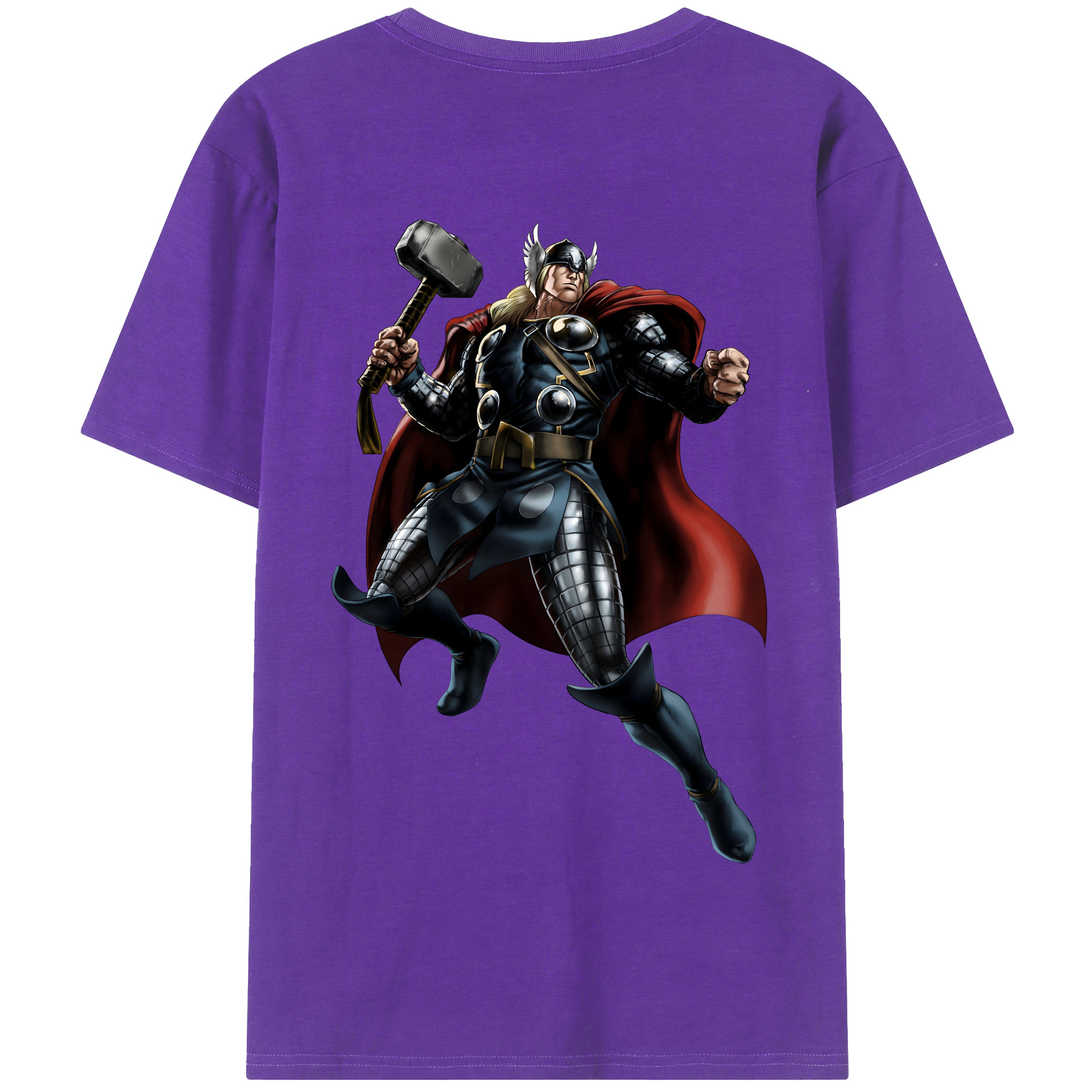 （画像用） アベンジャーズ The Avengers 綿100％半袖Tシャツ（背面プリント）