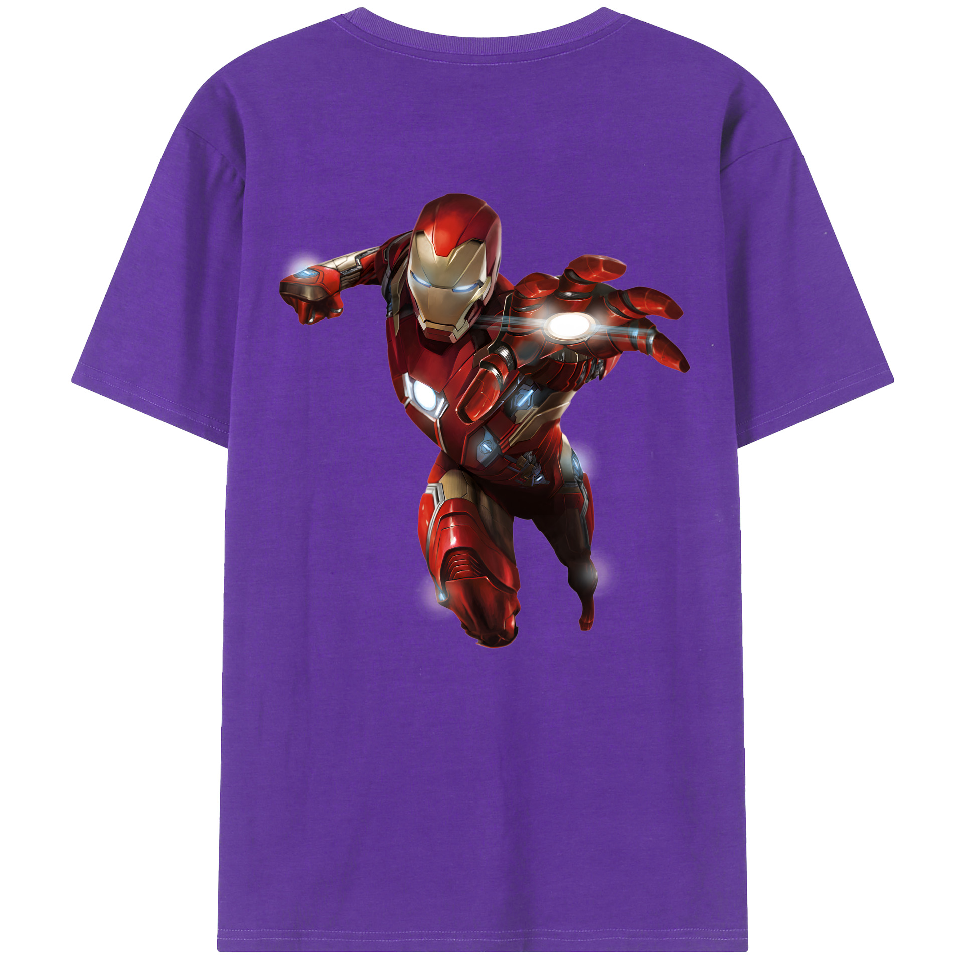 （画像用） アベンジャーズ The Avengers 綿100％半袖Tシャツ（背面プリント）