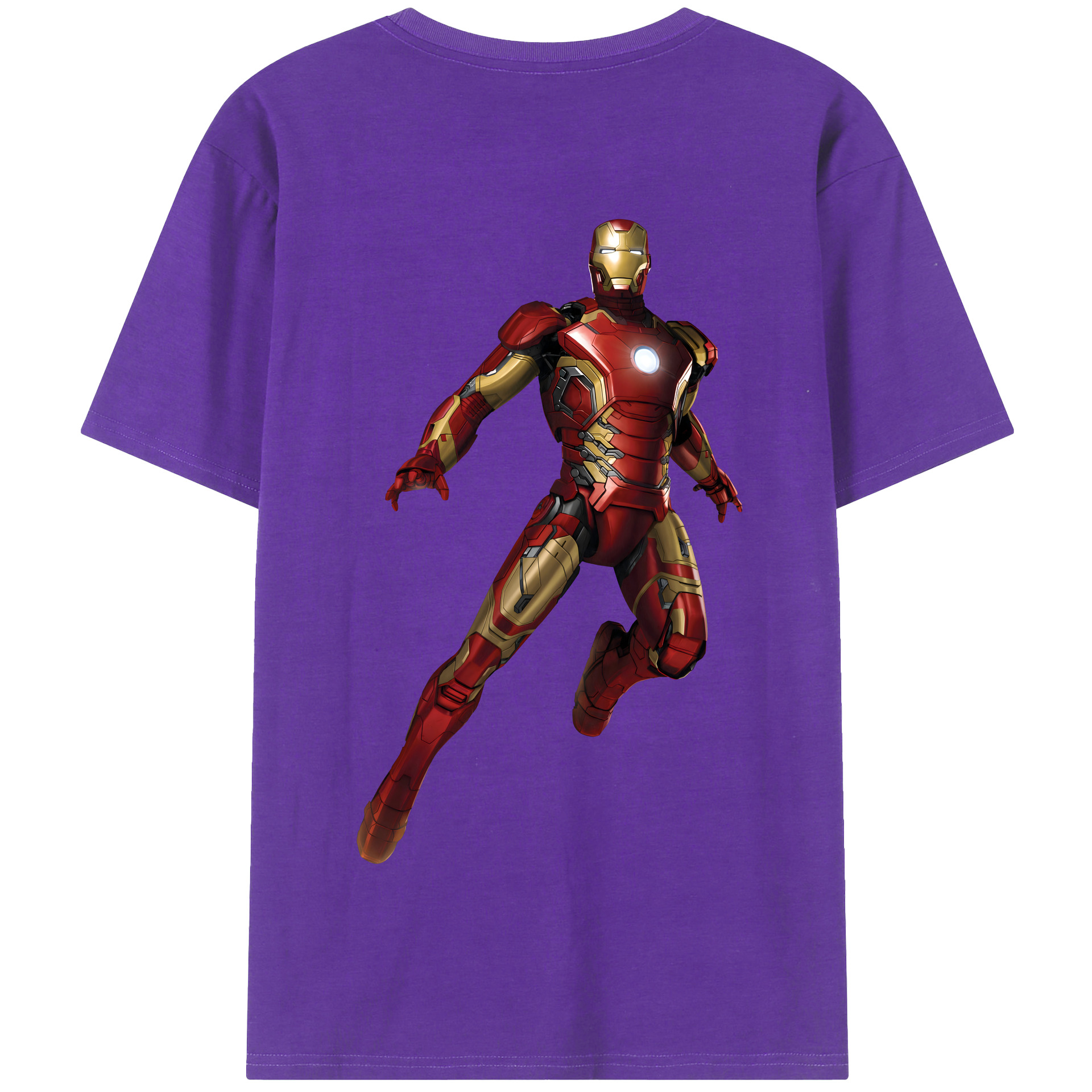 （画像用） アベンジャーズ The Avengers 綿100％半袖Tシャツ（背面プリント）