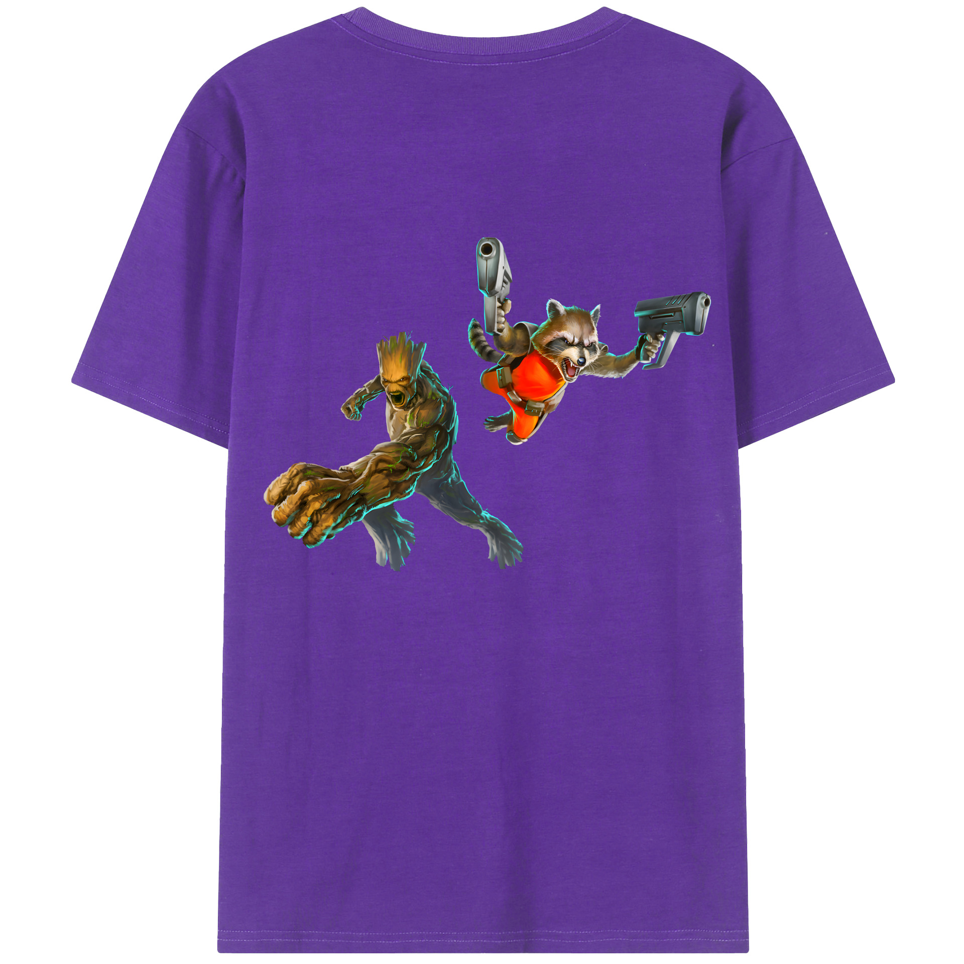 （画像用） アベンジャーズ The Avengers 綿100％半袖Tシャツ（背面プリント）