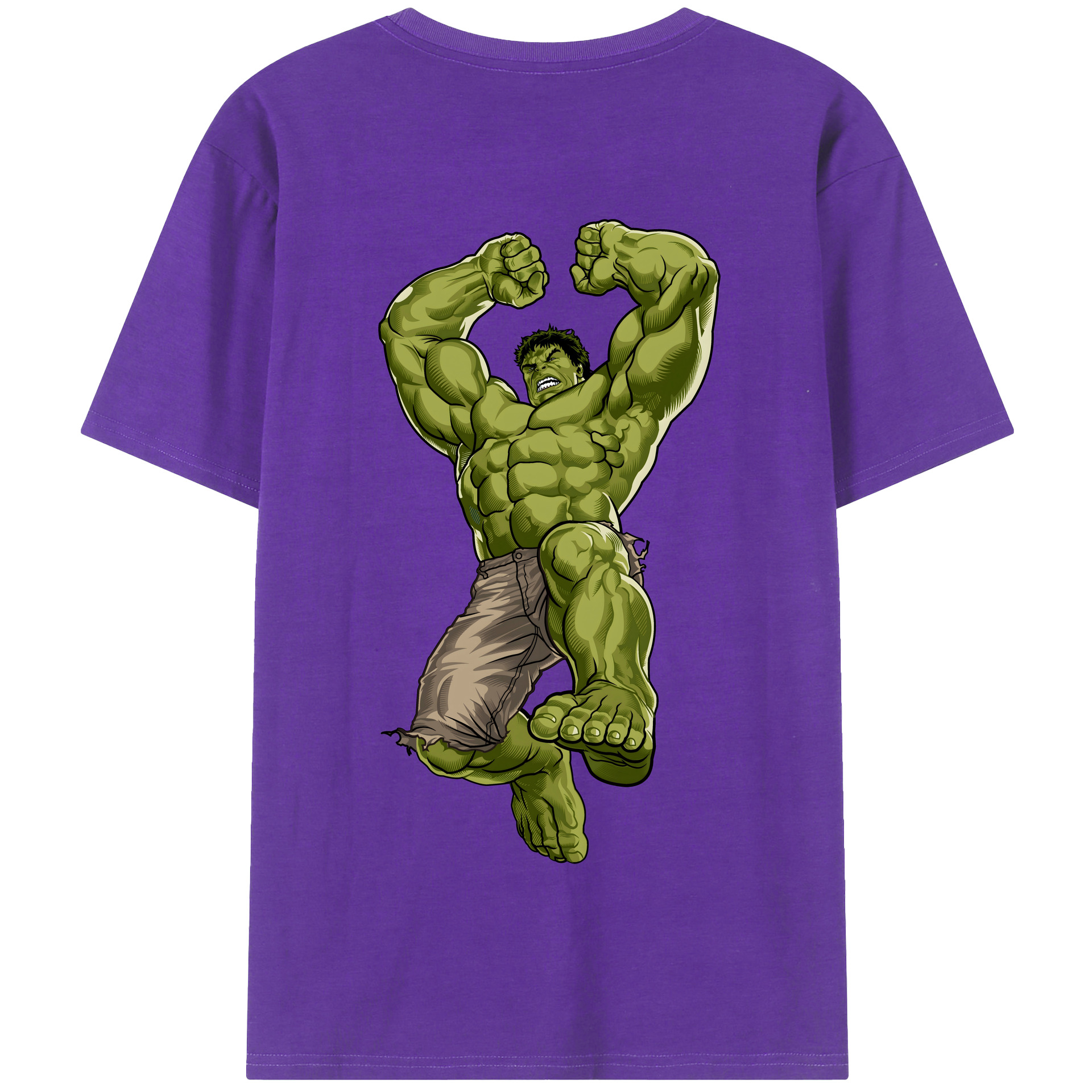 （画像用） アベンジャーズ The Avengers 綿100％半袖Tシャツ（背面プリント）
