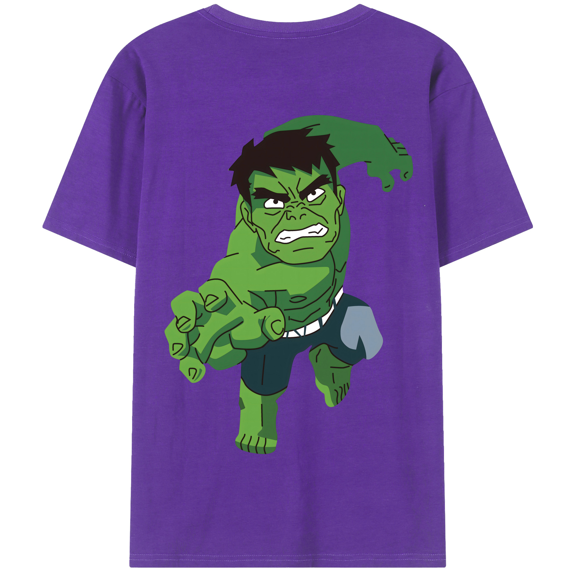 （画像用） アベンジャーズ The Avengers 綿100％半袖Tシャツ（背面プリント）