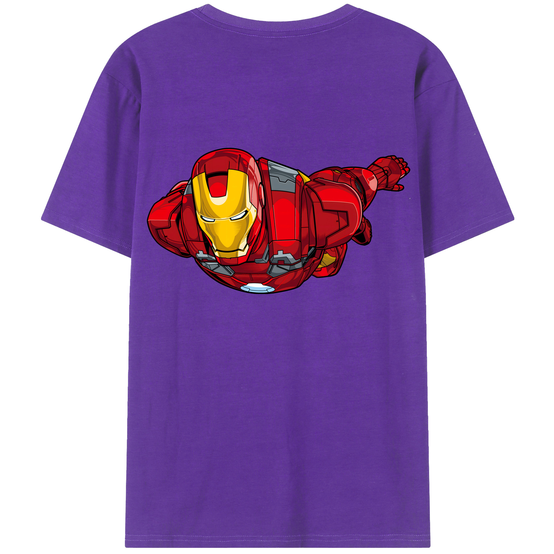 （画像用） アベンジャーズ The Avengers 綿100％半袖Tシャツ（背面プリント）
