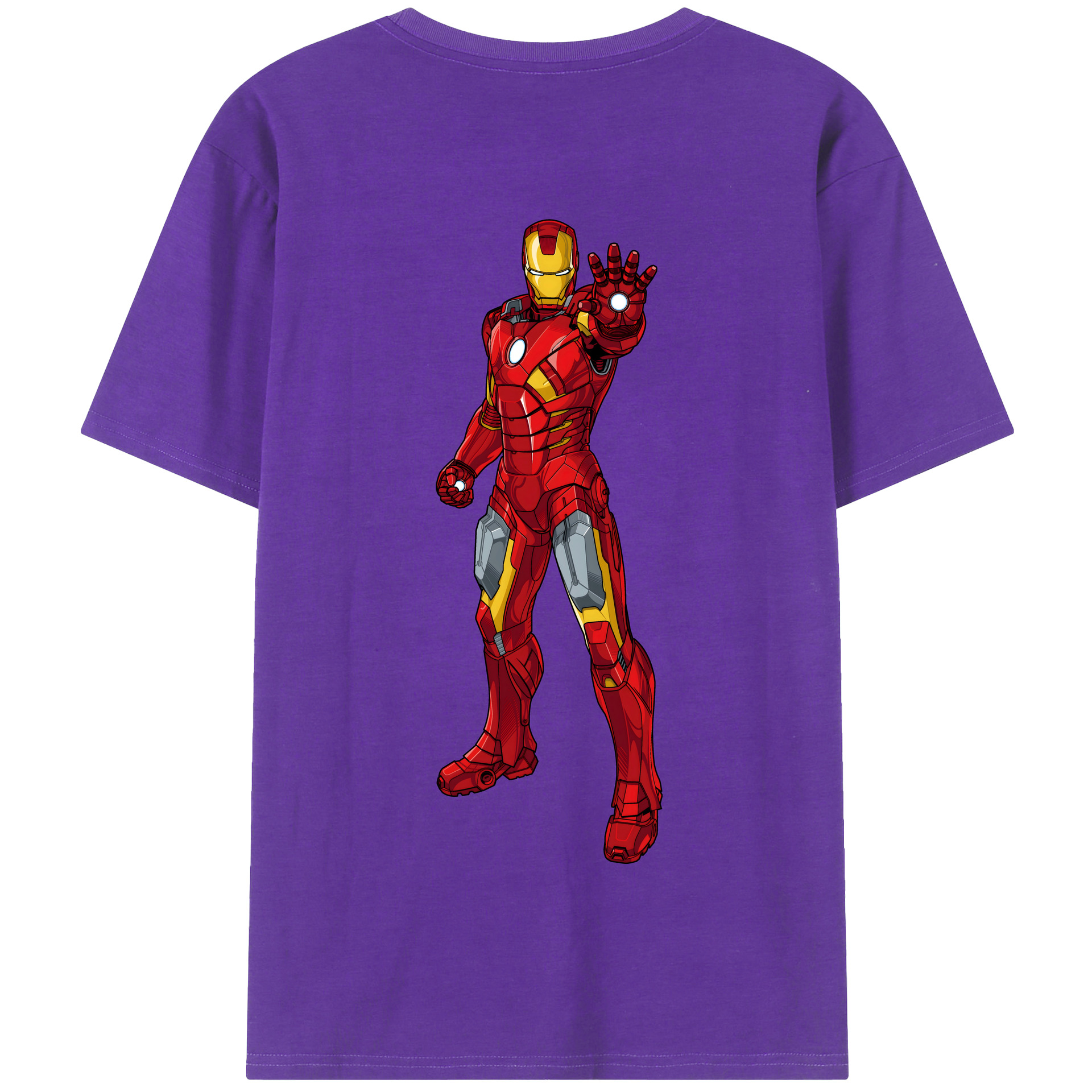 （画像用） アベンジャーズ The Avengers 綿100％半袖Tシャツ（背面プリント）