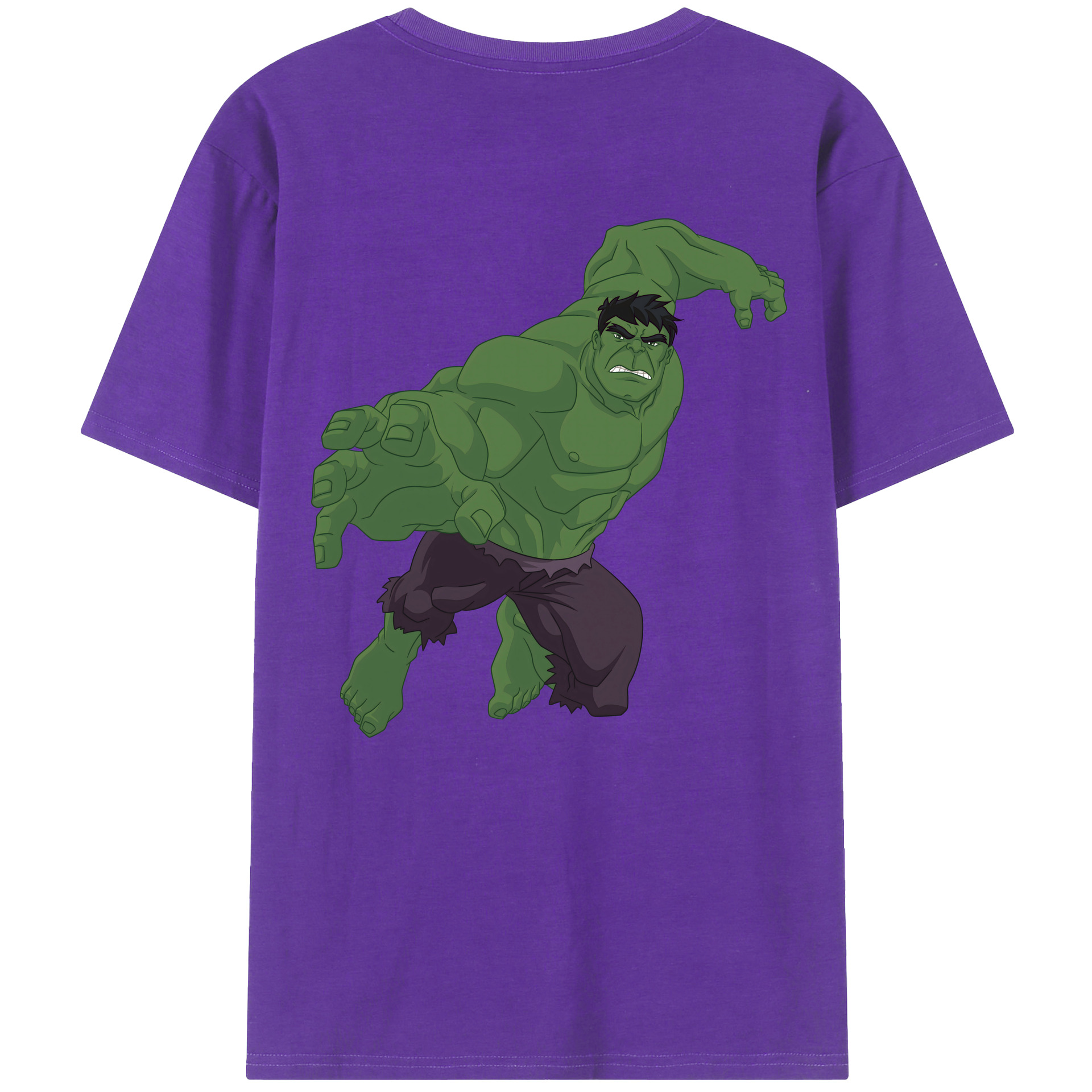 （画像用） アベンジャーズ The Avengers 綿100％半袖Tシャツ（背面プリント）