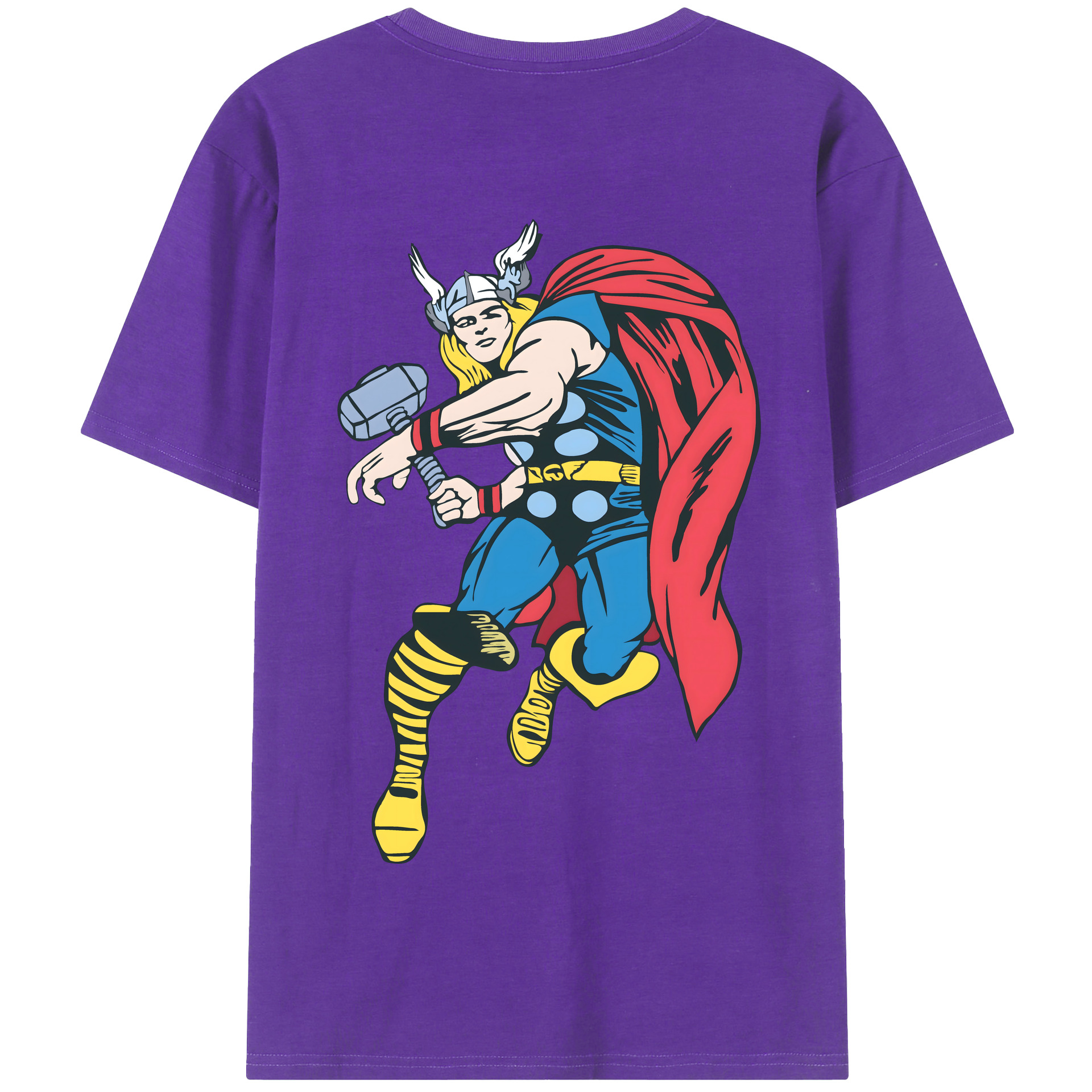 （画像用） アベンジャーズ The Avengers 綿100％半袖Tシャツ（背面プリント）