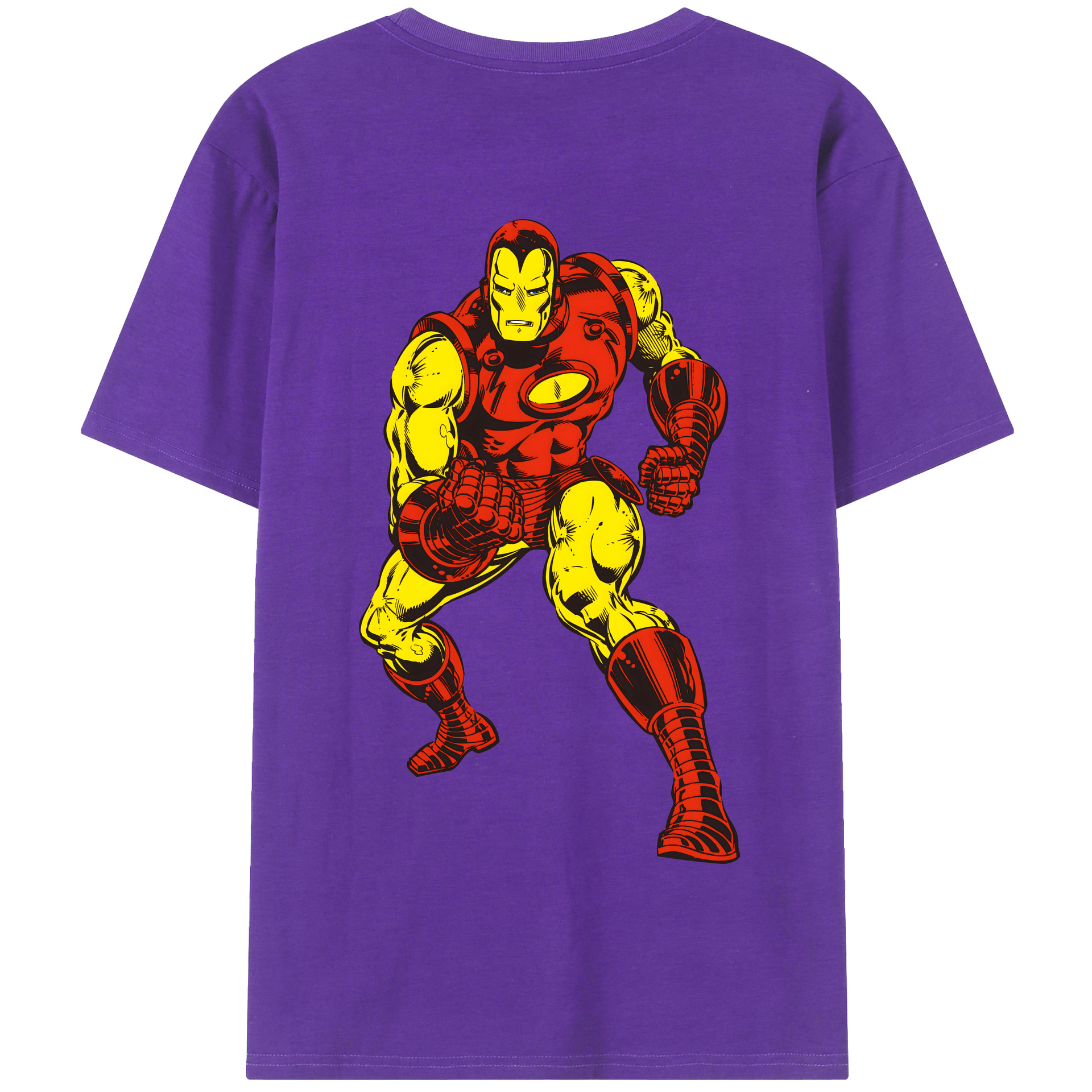 （画像用） アベンジャーズ The Avengers 綿100％半袖Tシャツ（背面プリント）