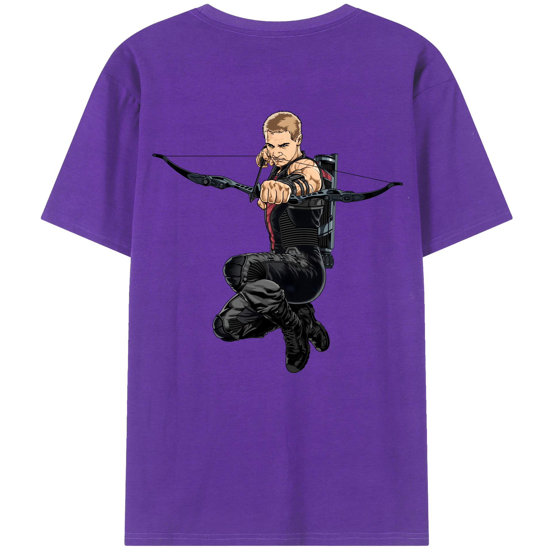 （画像用） アベンジャーズ The Avengers 綿100％半袖Tシャツ（背面プリント）