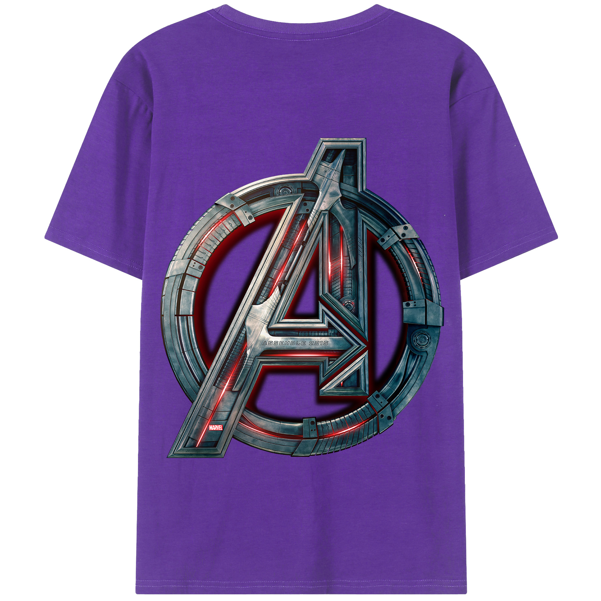 （画像用） アベンジャーズ The Avengers 綿100％半袖Tシャツ（背面プリント）