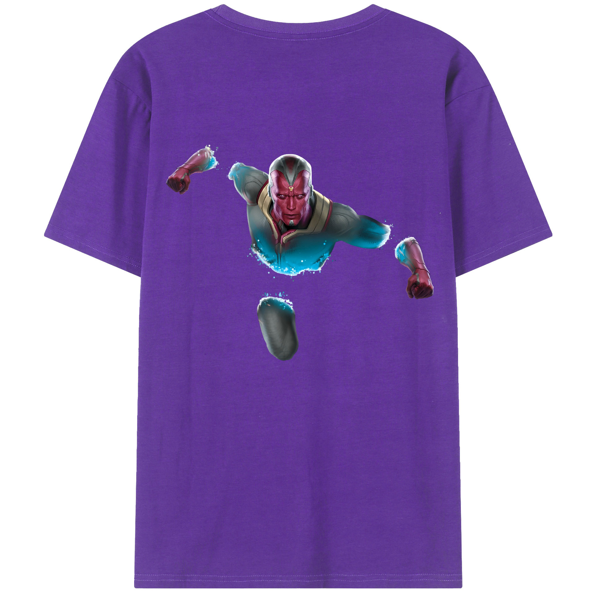 （画像用） アベンジャーズ The Avengers 綿100％半袖Tシャツ（背面プリント）