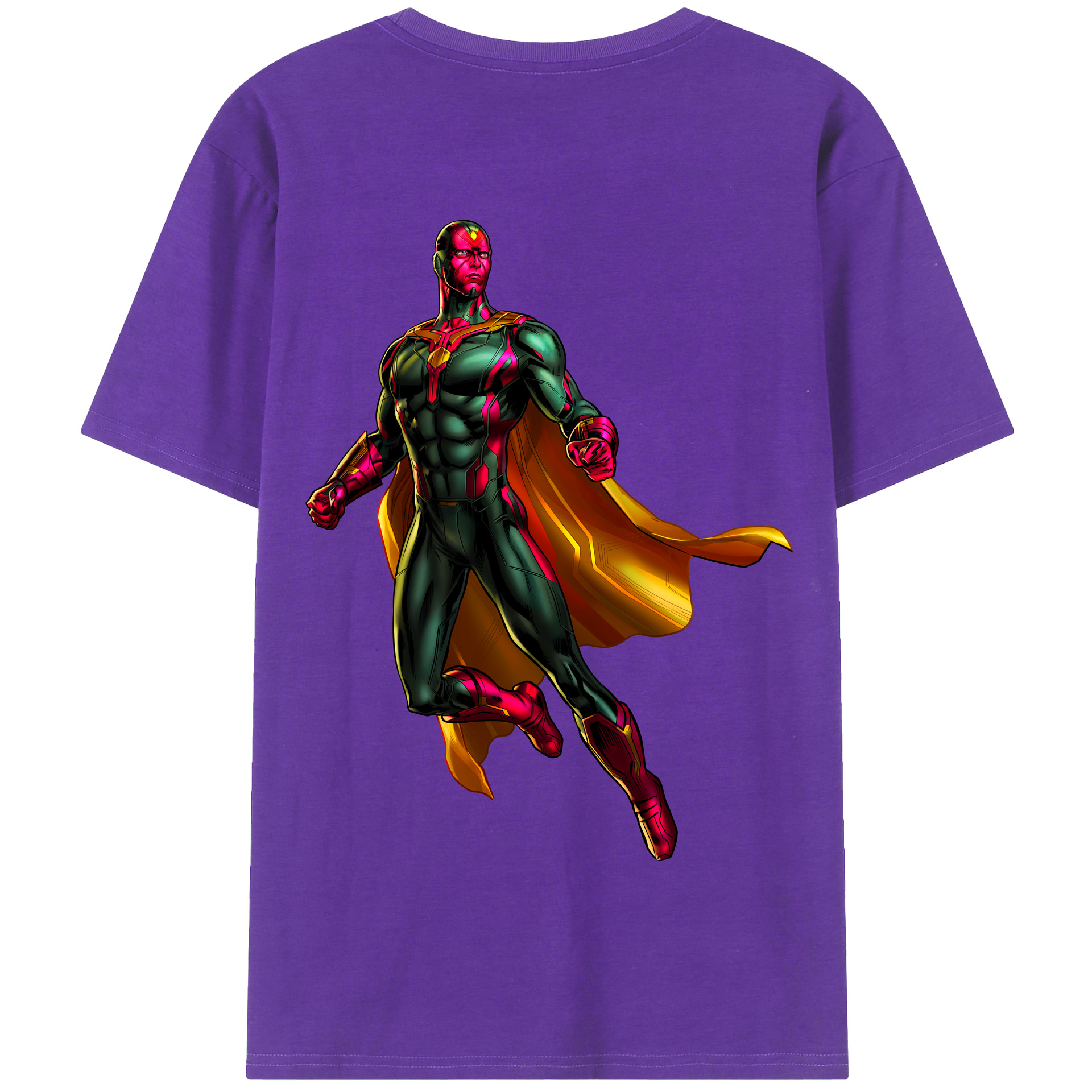 （画像用） アベンジャーズ The Avengers 綿100％半袖Tシャツ（背面プリント）