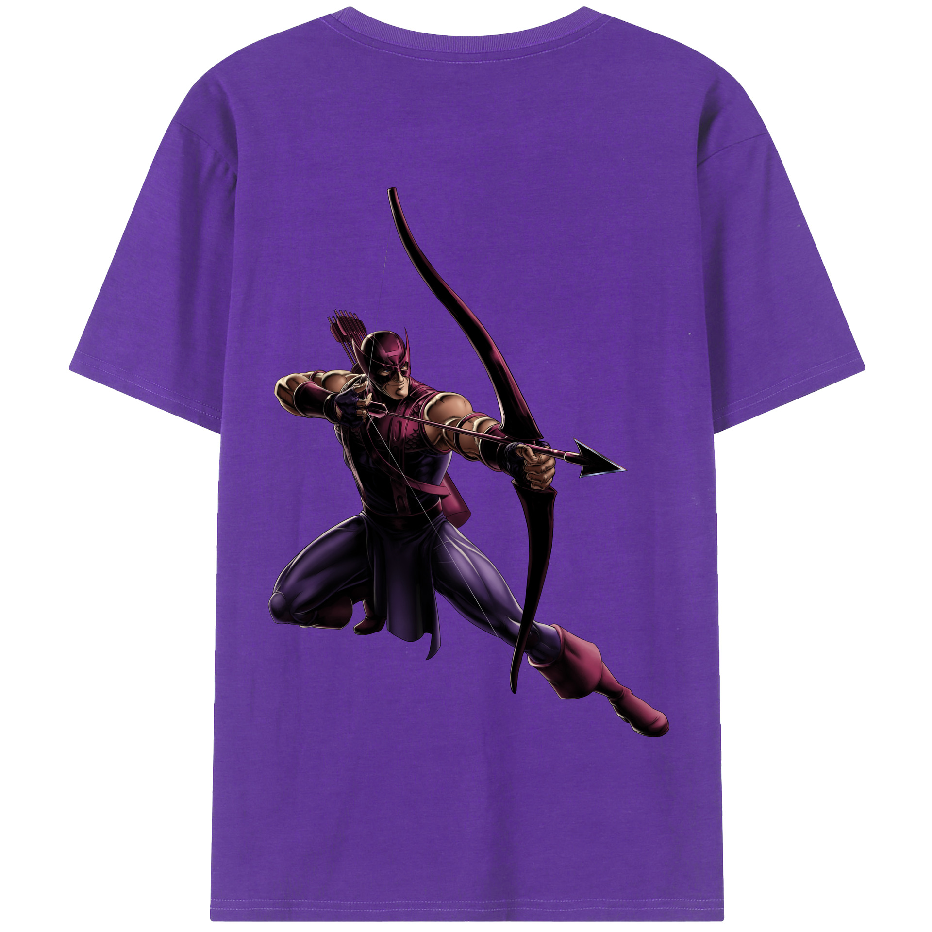 （画像用） アベンジャーズ The Avengers 綿100％半袖Tシャツ（背面プリント）