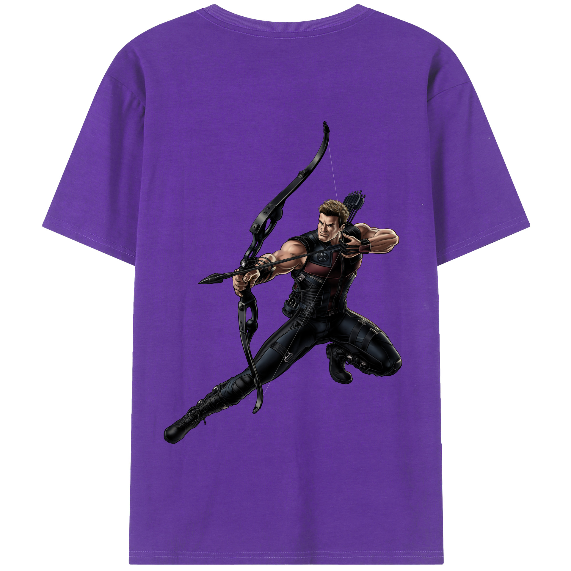 （画像用） アベンジャーズ The Avengers 綿100％半袖Tシャツ（背面プリント）