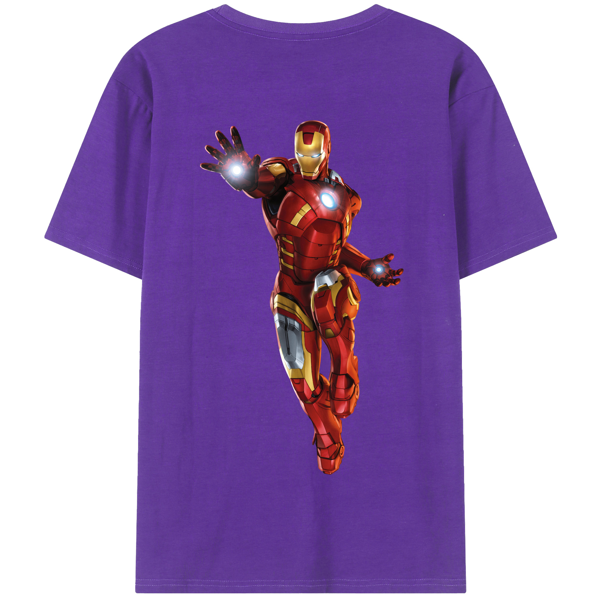 （画像用） アベンジャーズ The Avengers 綿100％半袖Tシャツ（背面プリント）
