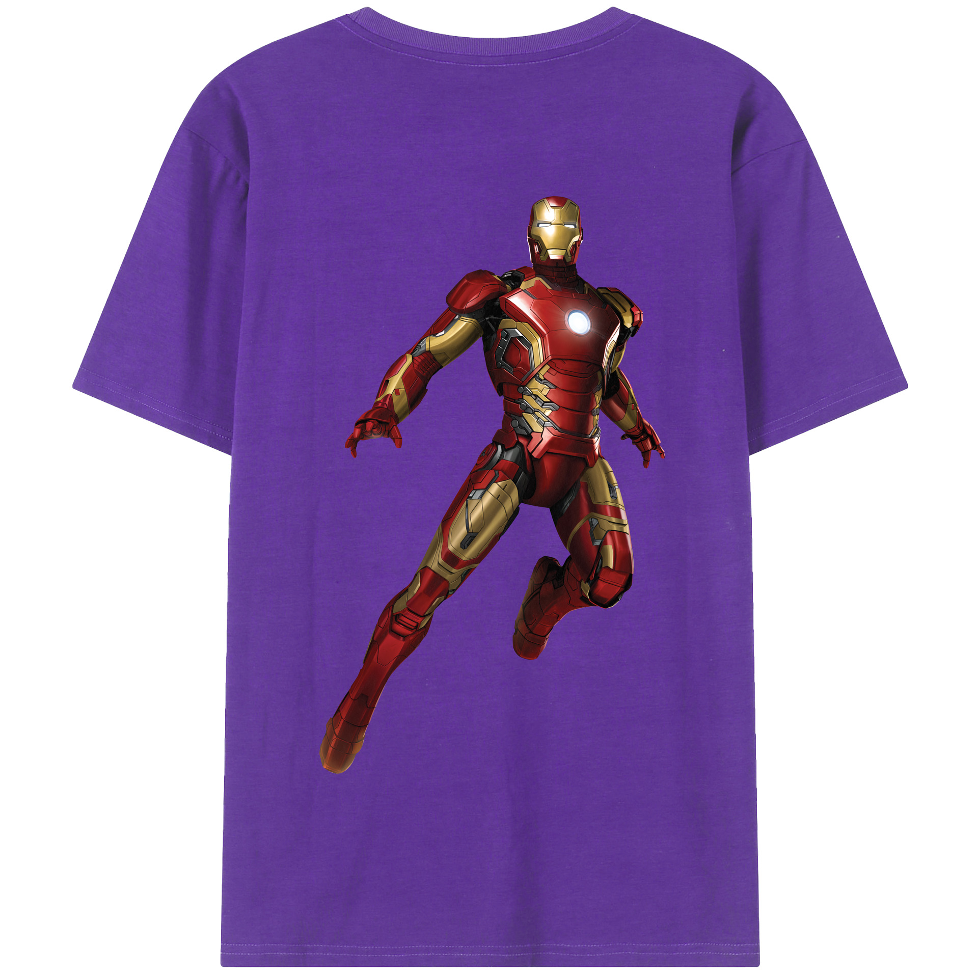 （画像用） アベンジャーズ The Avengers 綿100％半袖Tシャツ（背面プリント）