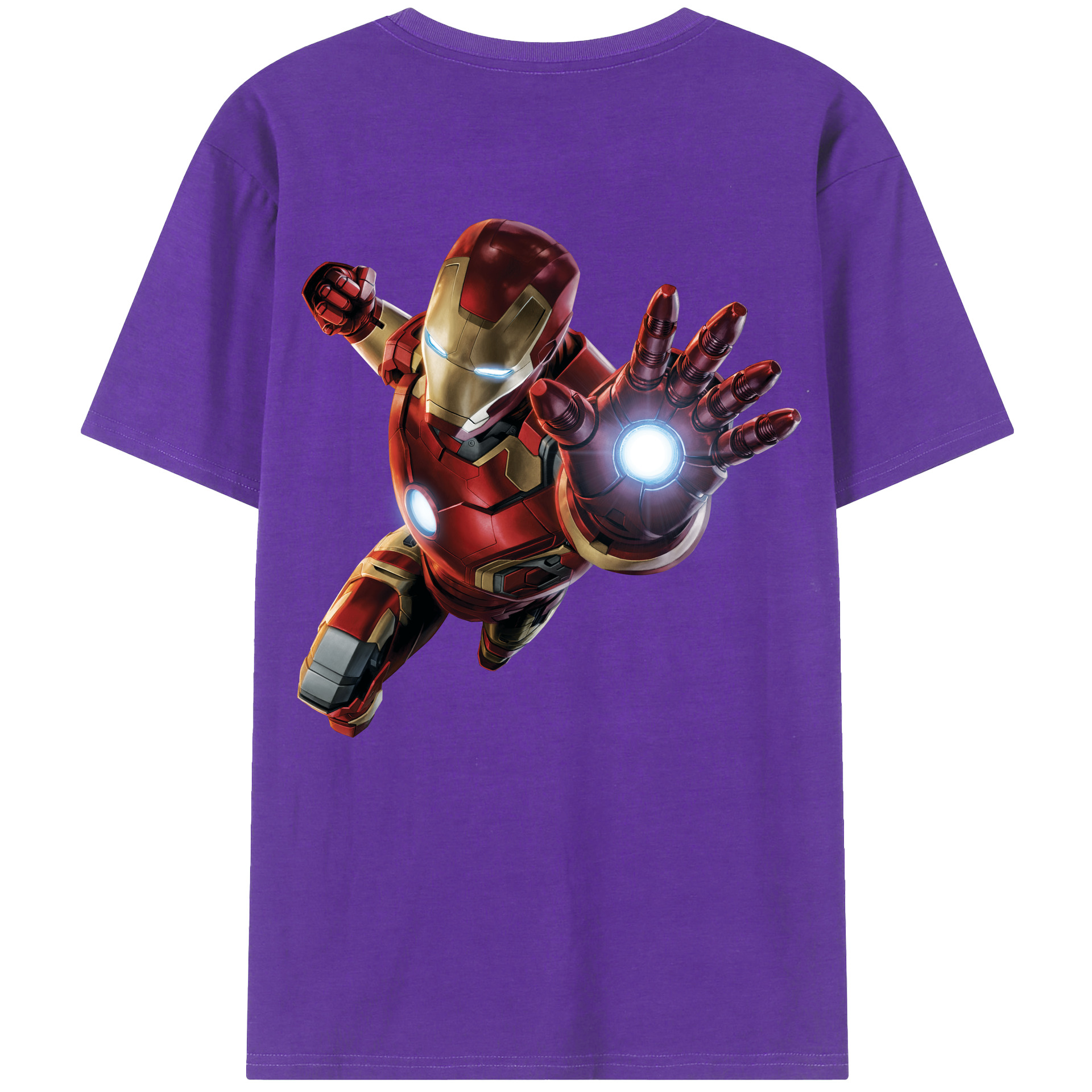 （画像用） アベンジャーズ The Avengers 綿100％半袖Tシャツ（背面プリント）