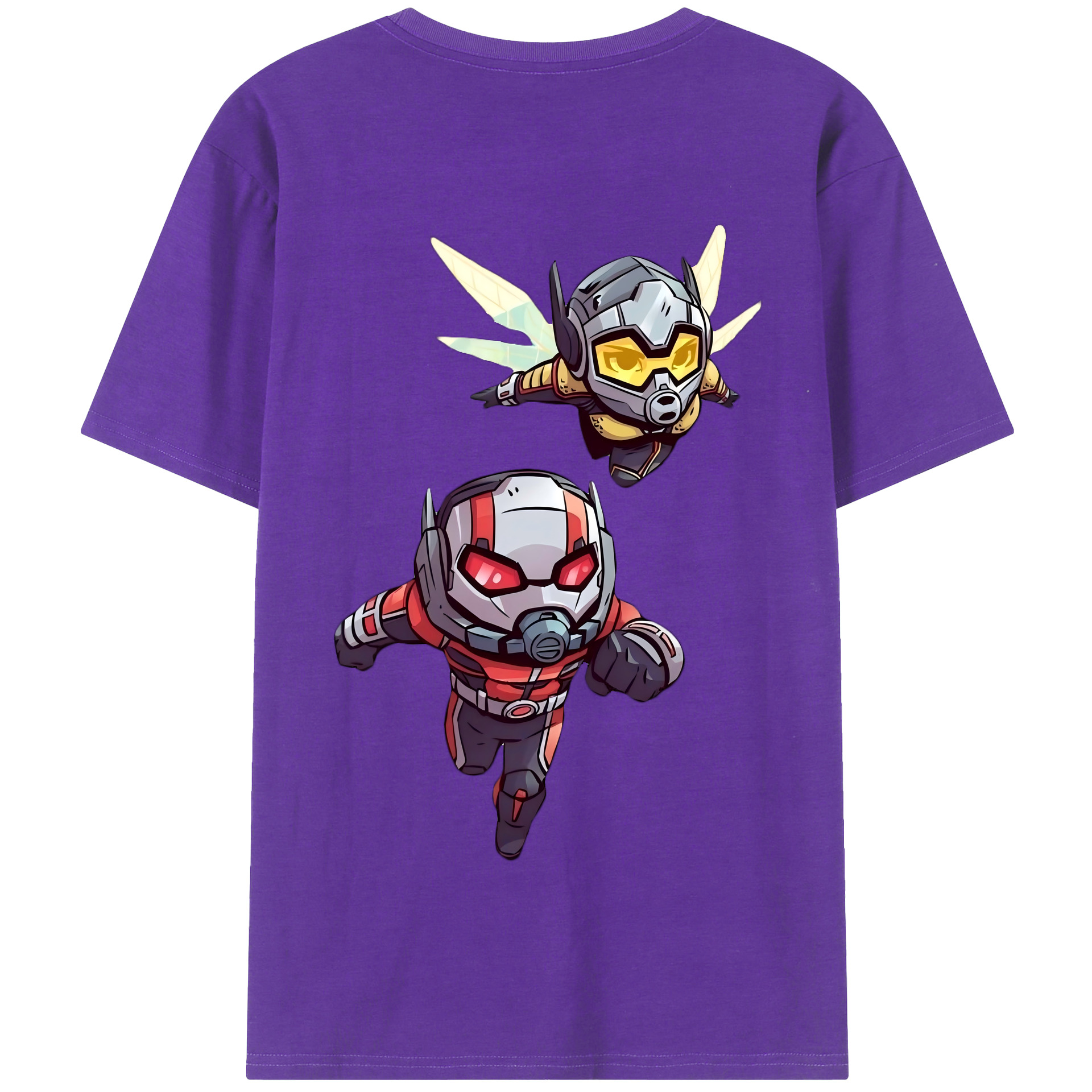 （画像用） アベンジャーズ The Avengers 綿100％半袖Tシャツ（背面プリント）