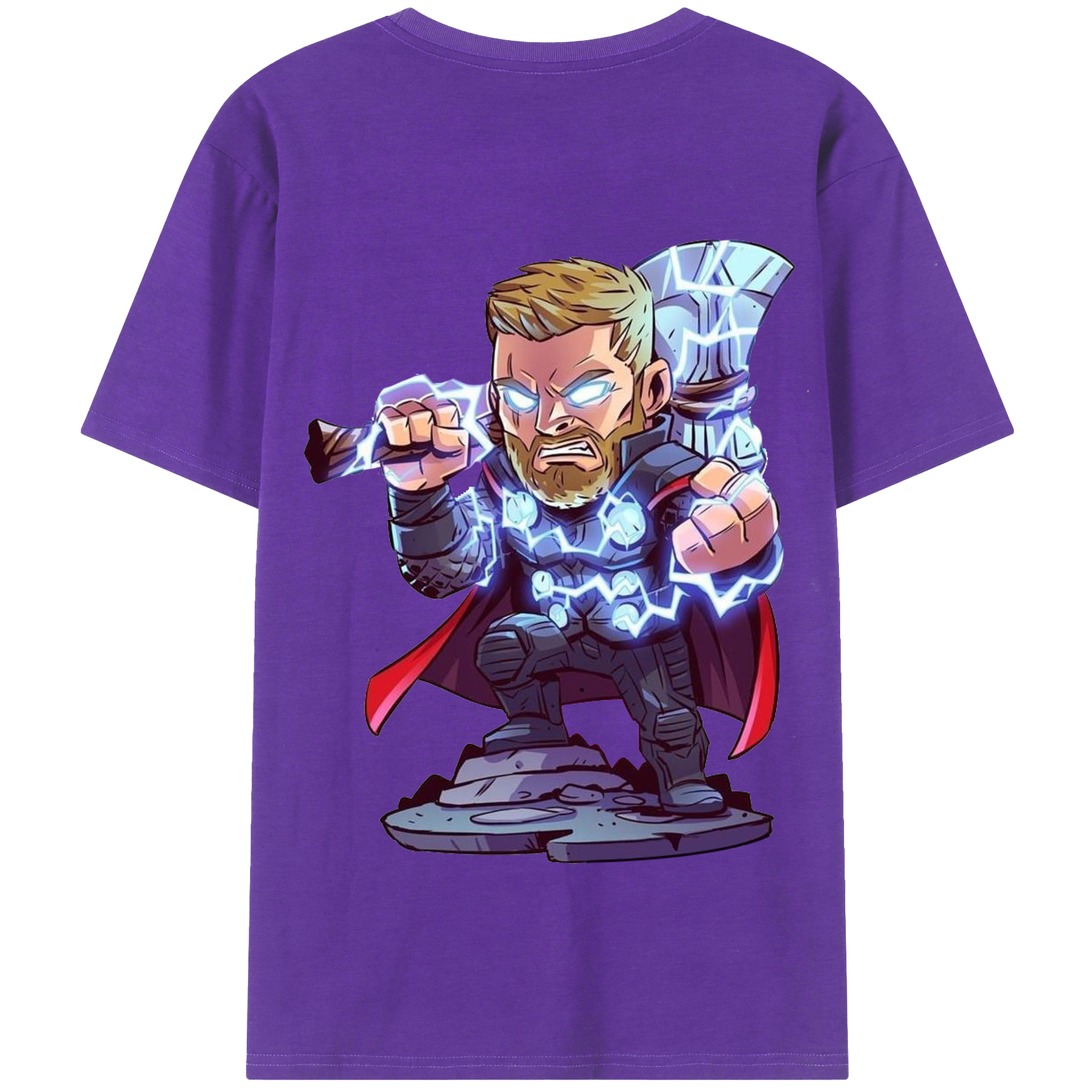 （画像用） アベンジャーズ The Avengers 綿100％半袖Tシャツ（背面プリント）
