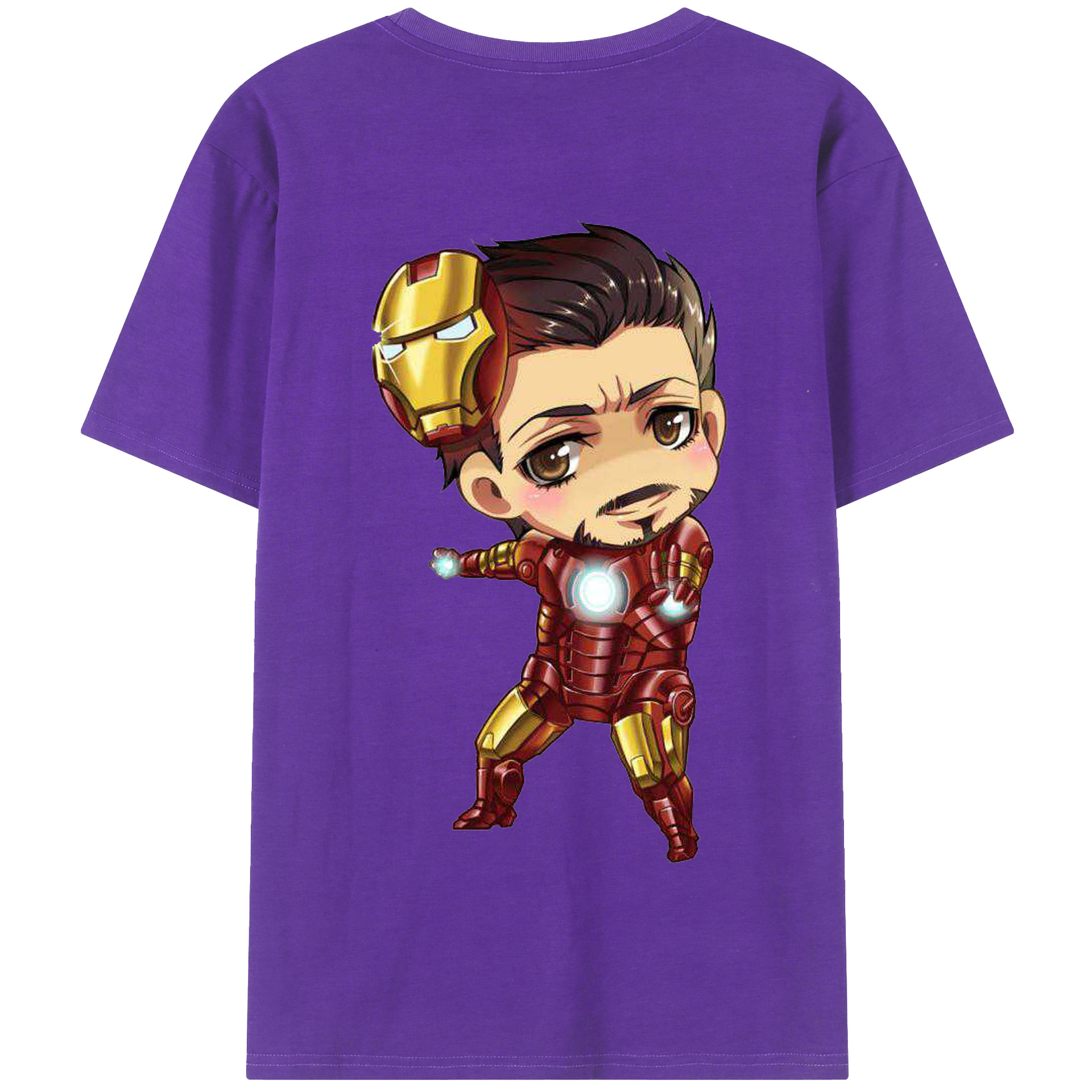 （画像用） アベンジャーズ The Avengers 綿100％半袖Tシャツ（背面プリント）