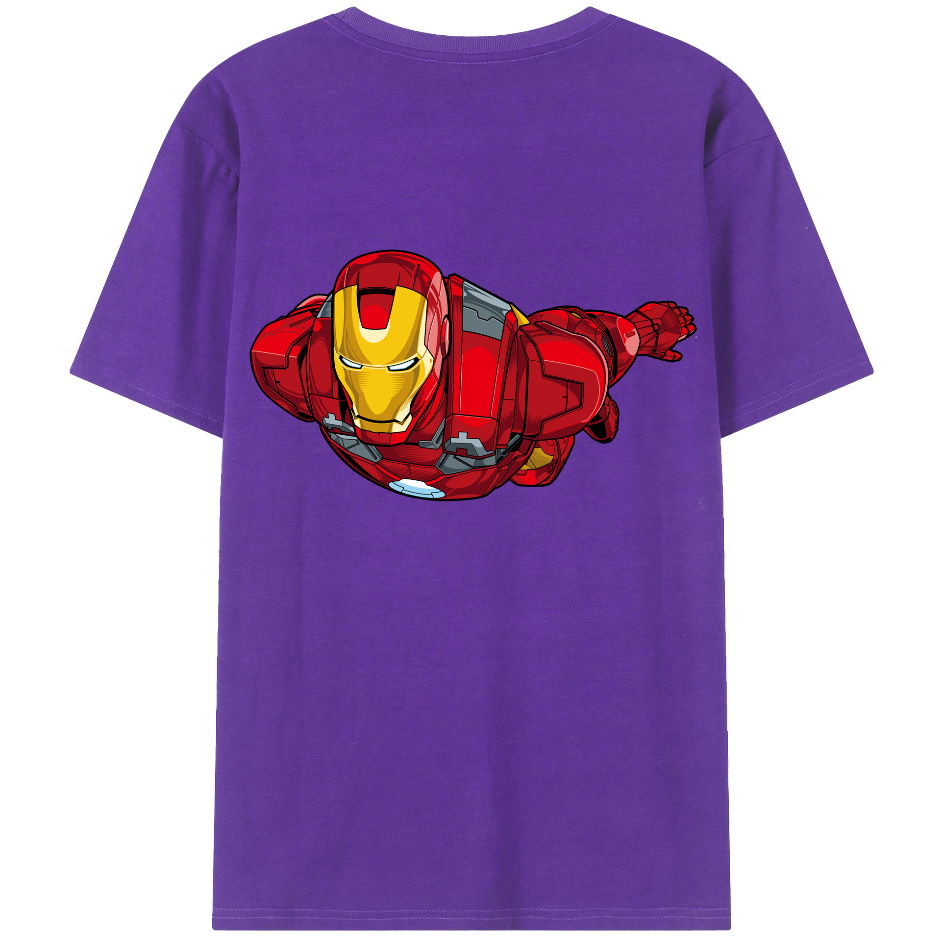 （画像用） アベンジャーズ The Avengers 綿100％半袖Tシャツ（背面プリント）