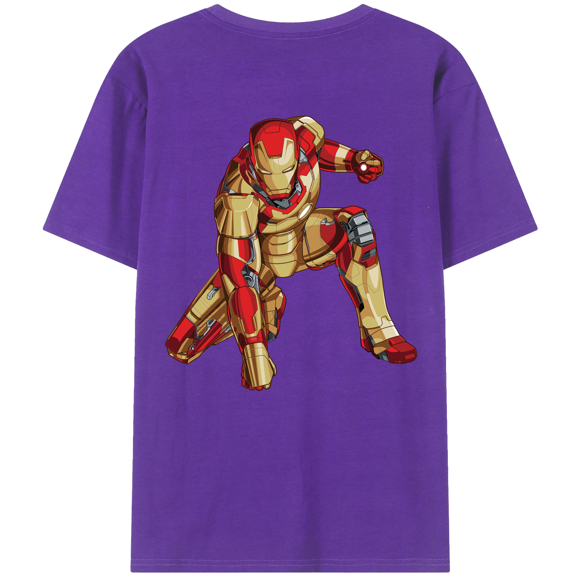（画像用） アベンジャーズ The Avengers 綿100％半袖Tシャツ（背面プリント）