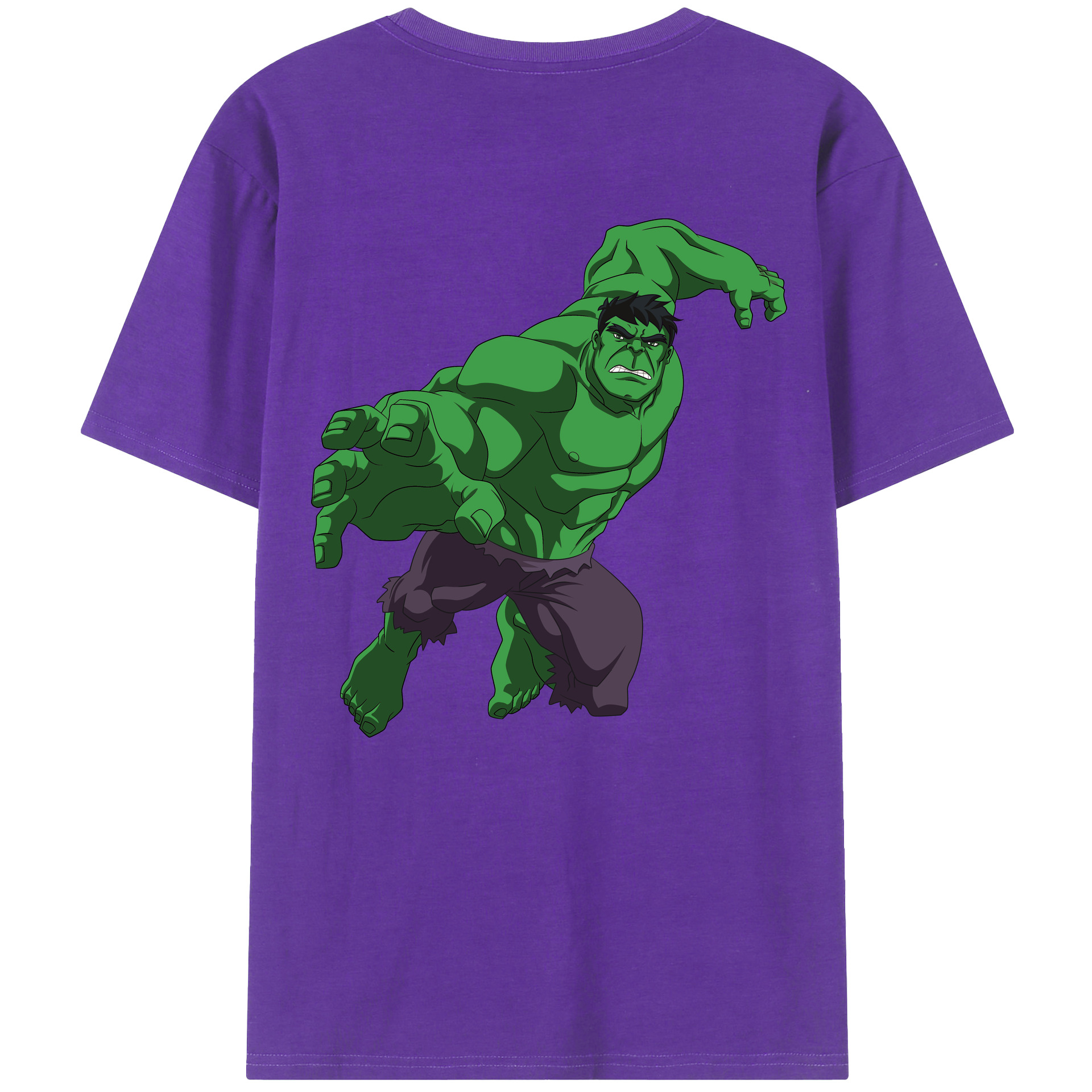 （画像用） アベンジャーズ The Avengers 綿100％半袖Tシャツ（背面プリント）