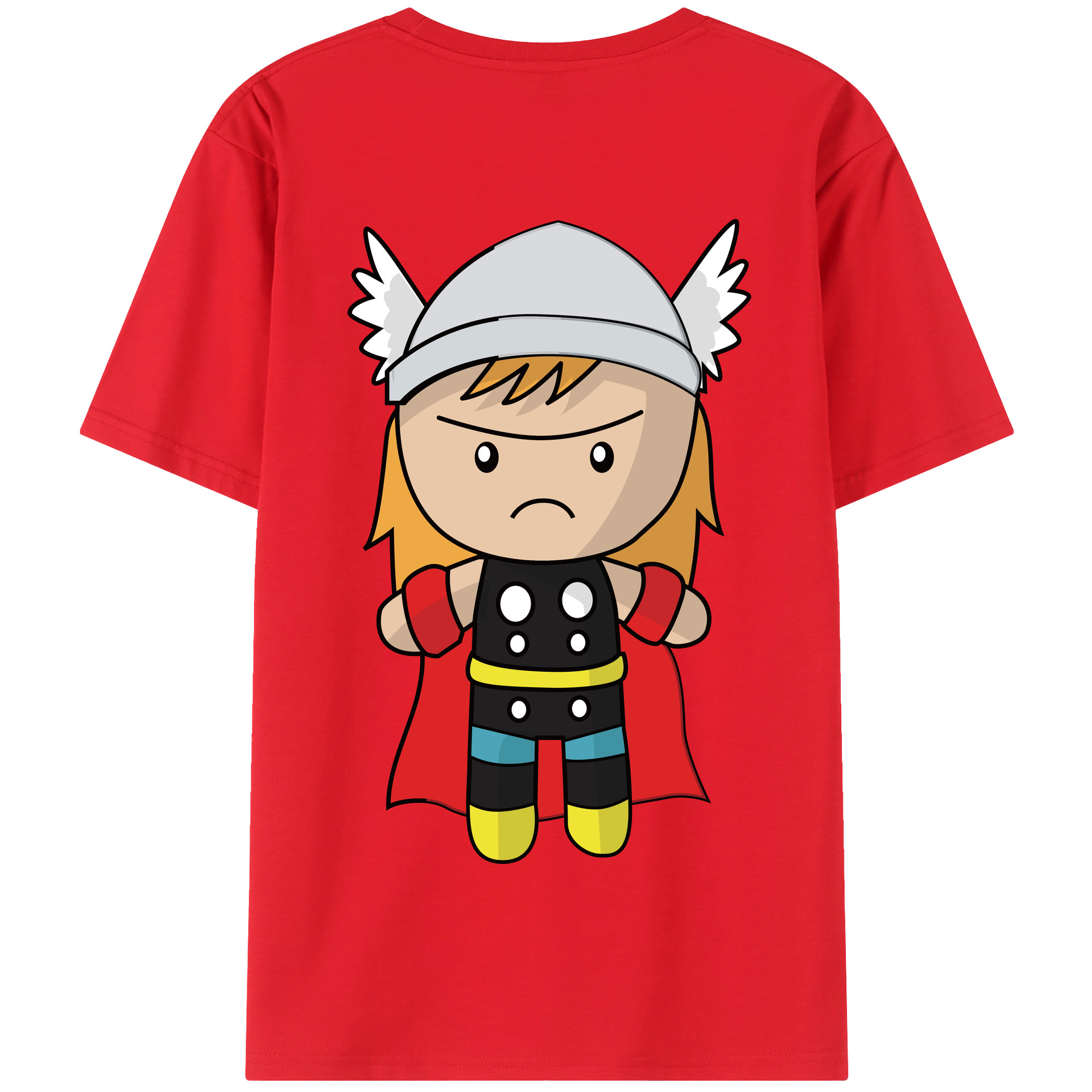 （画像用） アベンジャーズ The Avengers 綿100％半袖Tシャツ（背面プリント）