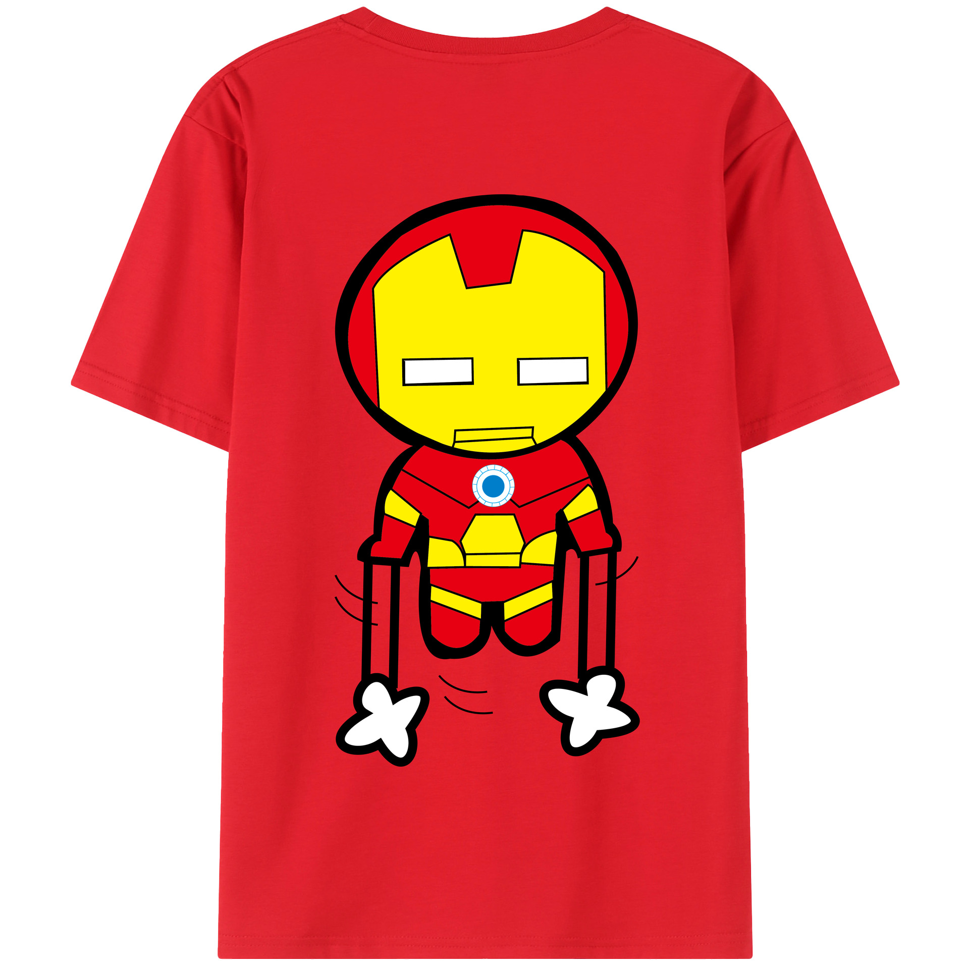 （画像用） アベンジャーズ The Avengers 綿100％半袖Tシャツ（背面プリント）