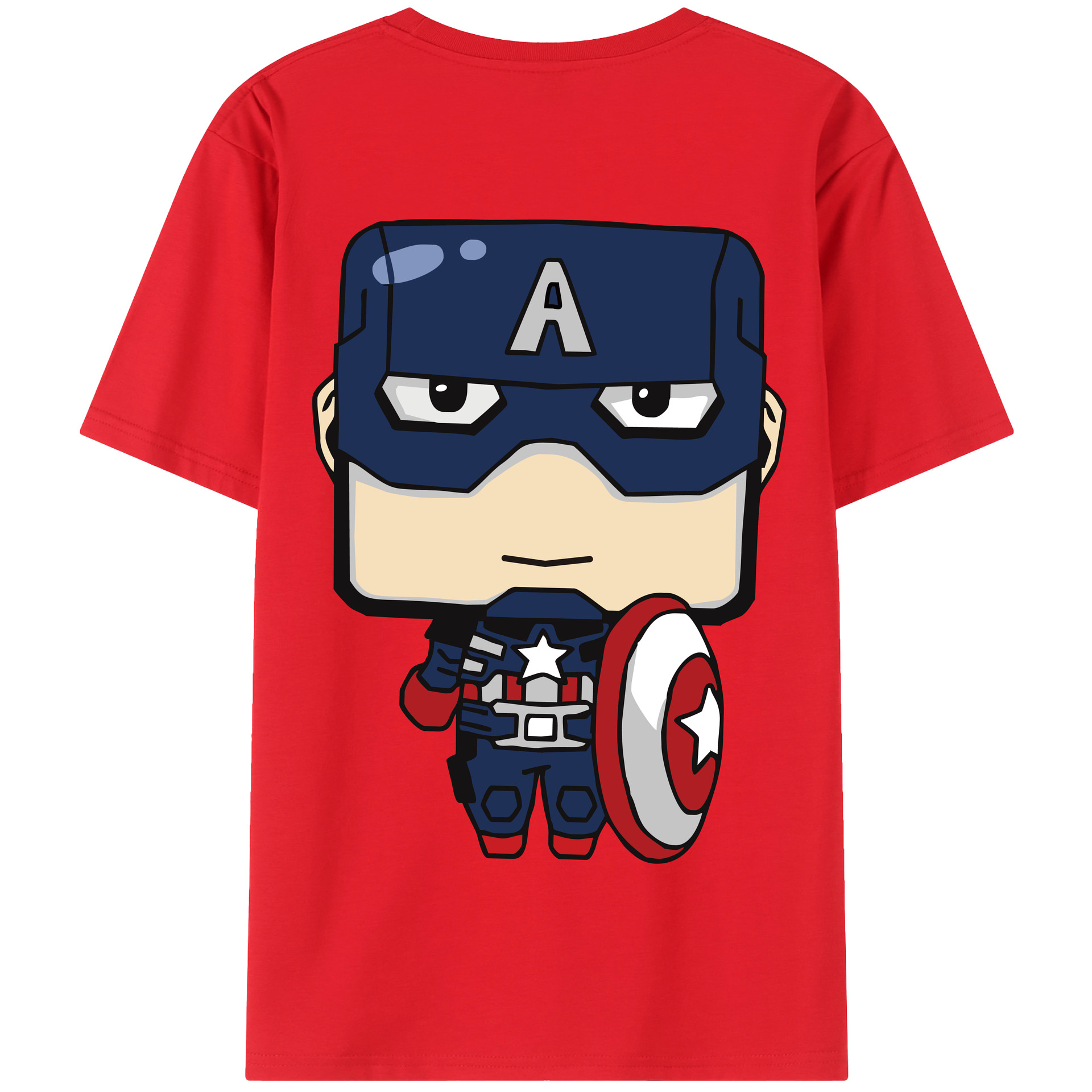 （画像用） アベンジャーズ The Avengers 綿100％半袖Tシャツ（背面プリント）
