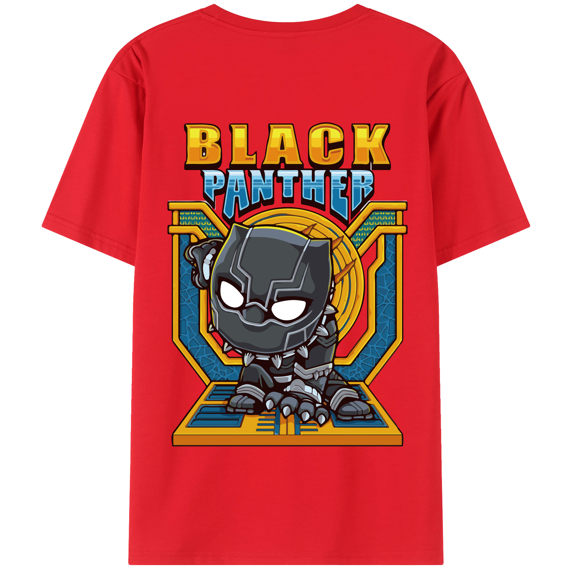 （画像用） アベンジャーズ The Avengers 綿100％半袖Tシャツ（背面プリント）