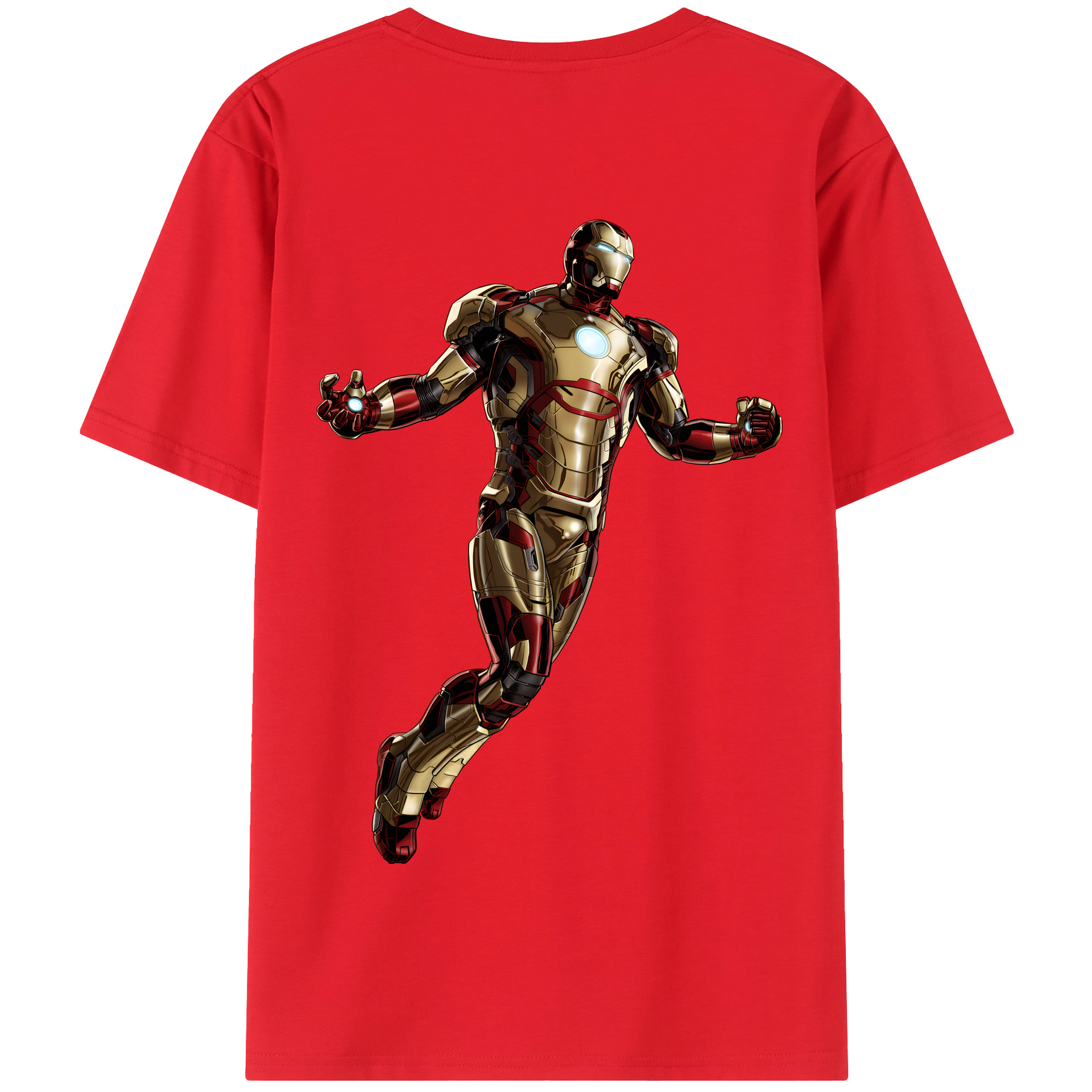 （画像用） アベンジャーズ The Avengers 綿100％半袖Tシャツ（背面プリント）