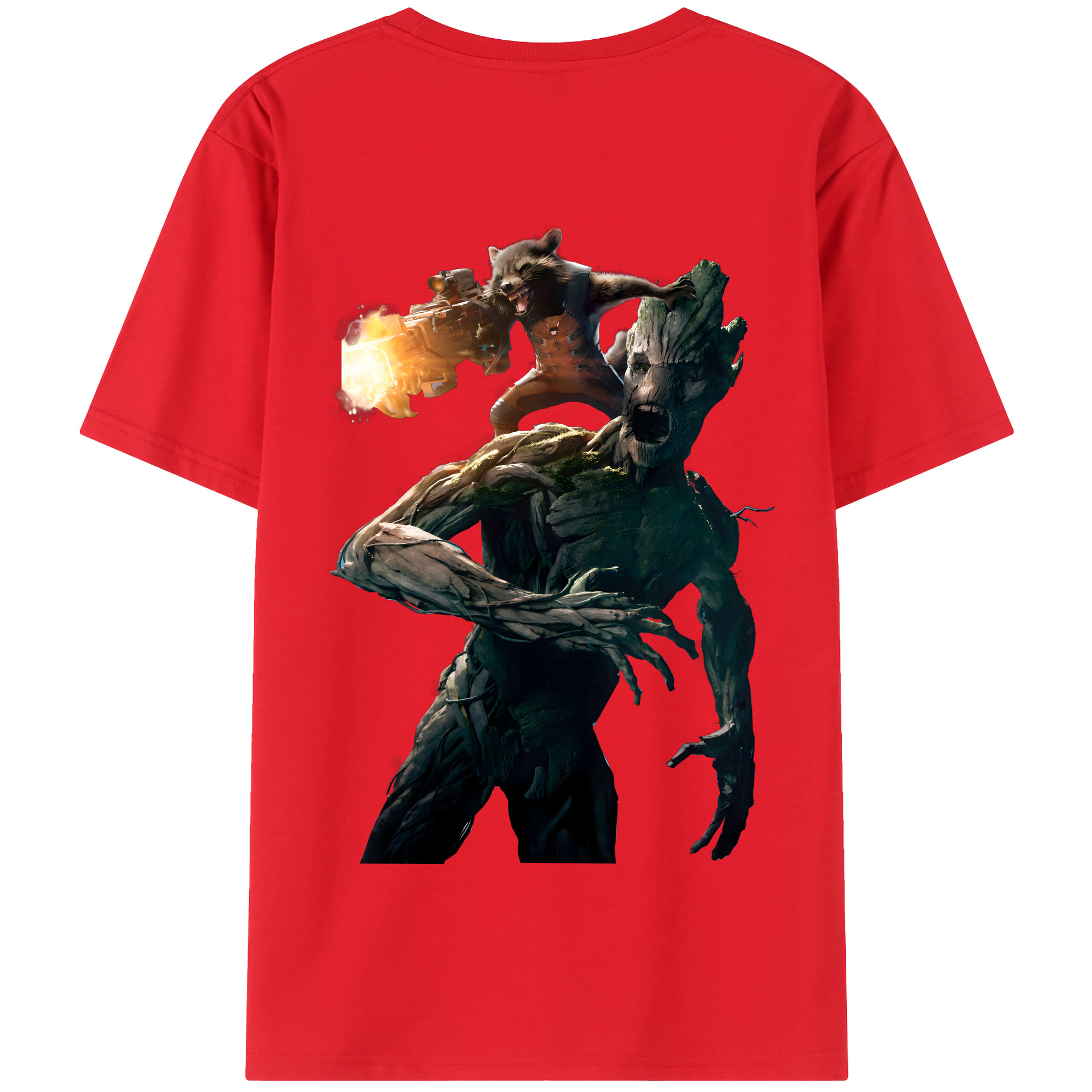（画像用） アベンジャーズ The Avengers 綿100％半袖Tシャツ（背面プリント）