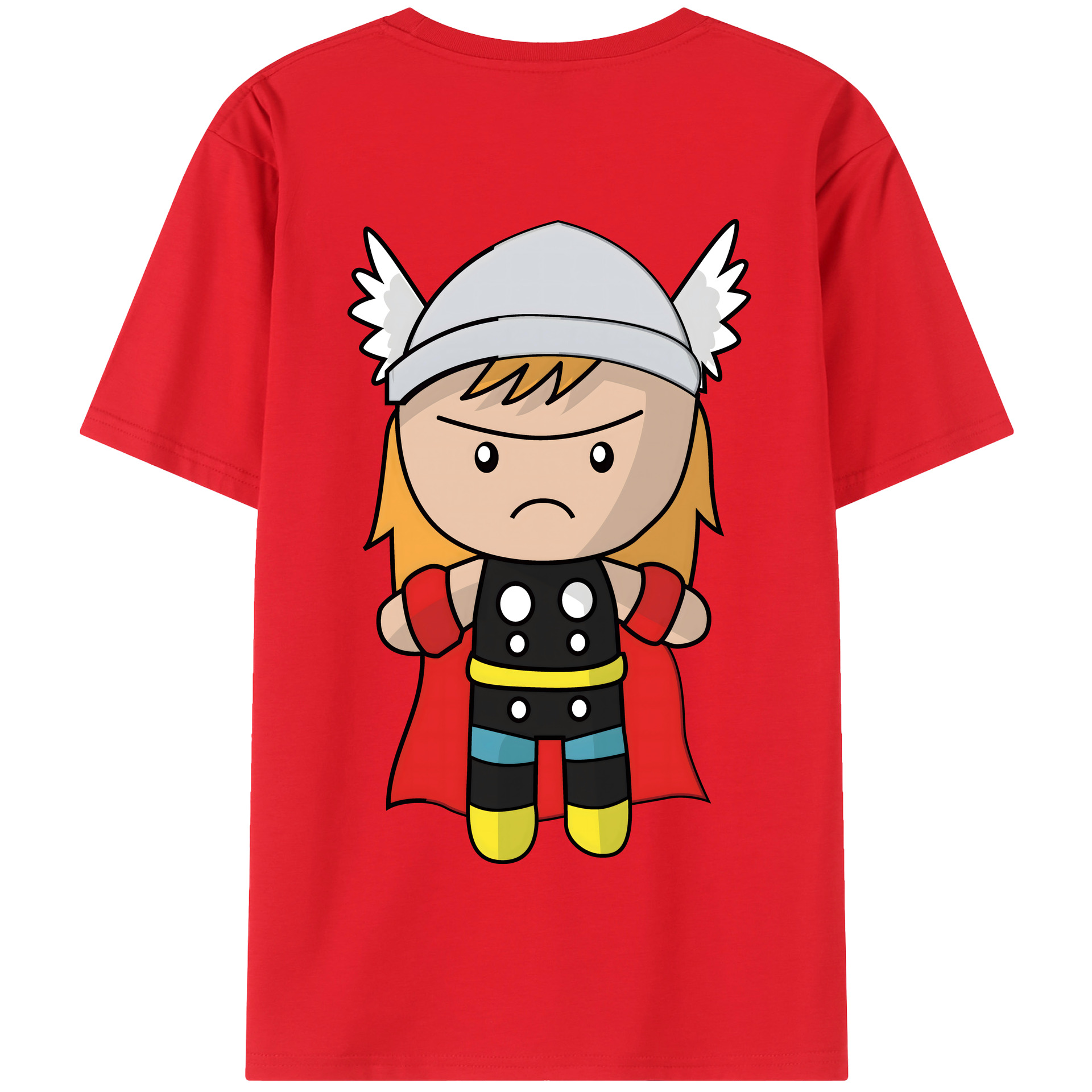 （画像用） アベンジャーズ The Avengers 綿100％半袖Tシャツ（背面プリント）