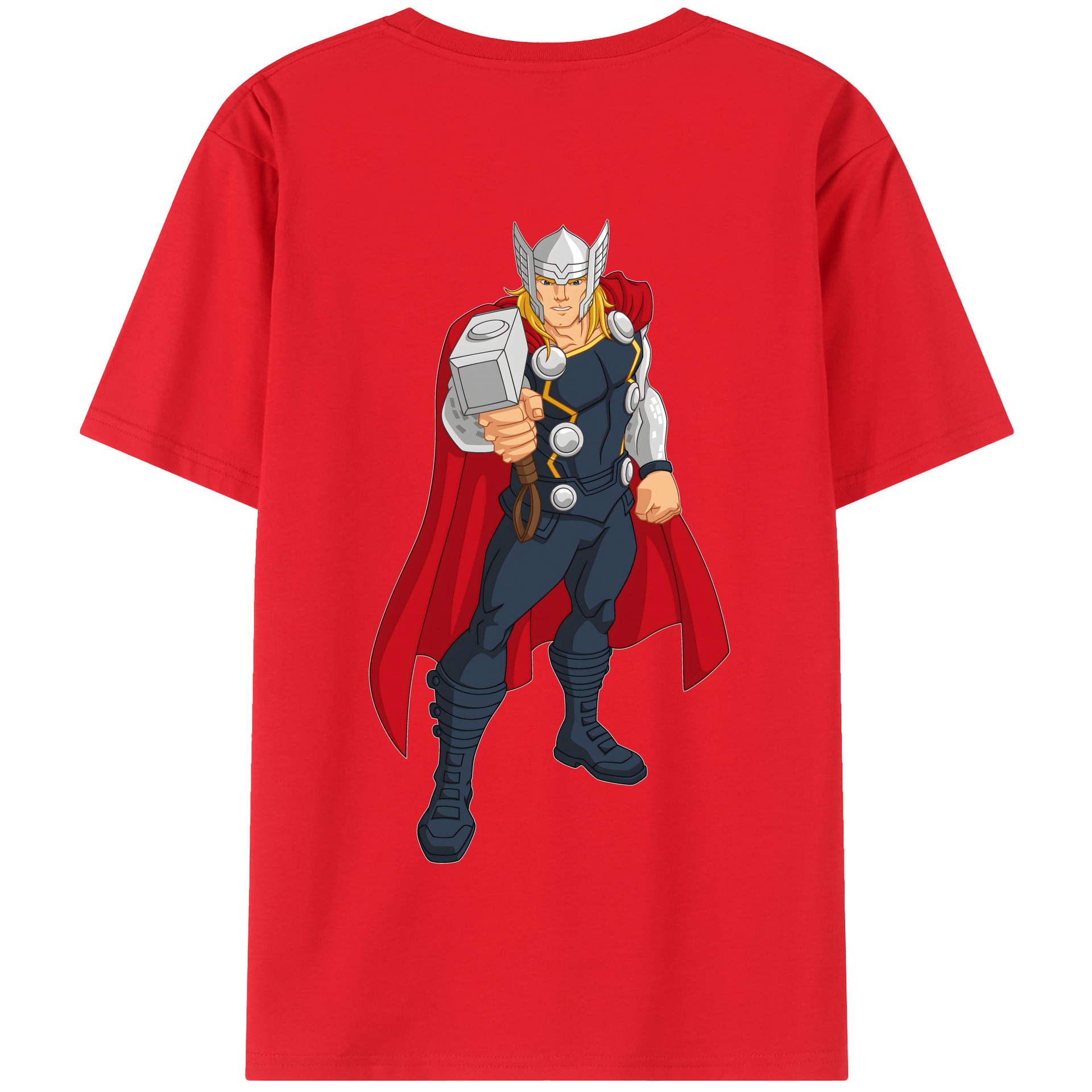 （画像用） アベンジャーズ The Avengers 綿100％半袖Tシャツ（背面プリント）