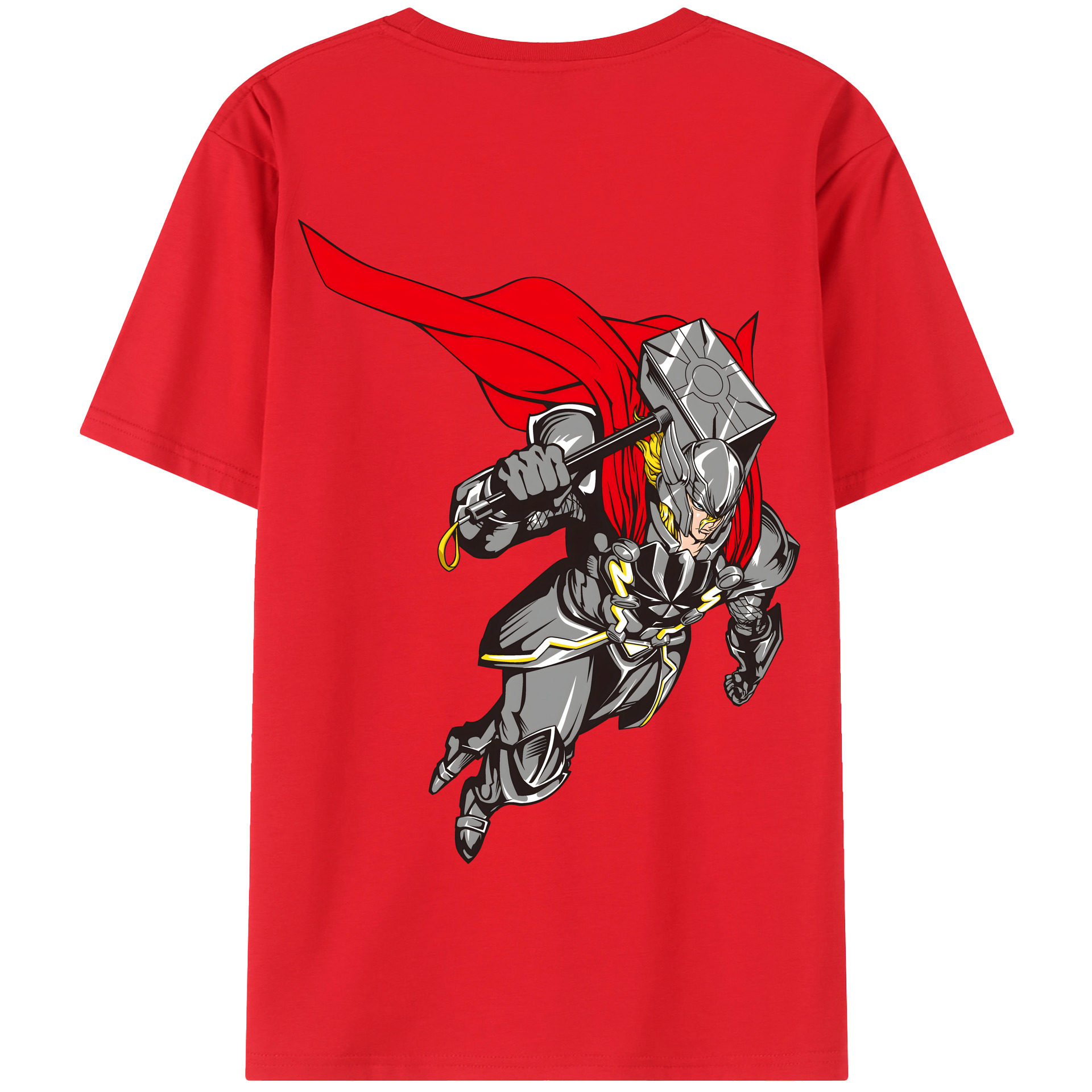 （画像用） アベンジャーズ The Avengers 綿100％半袖Tシャツ（背面プリント）