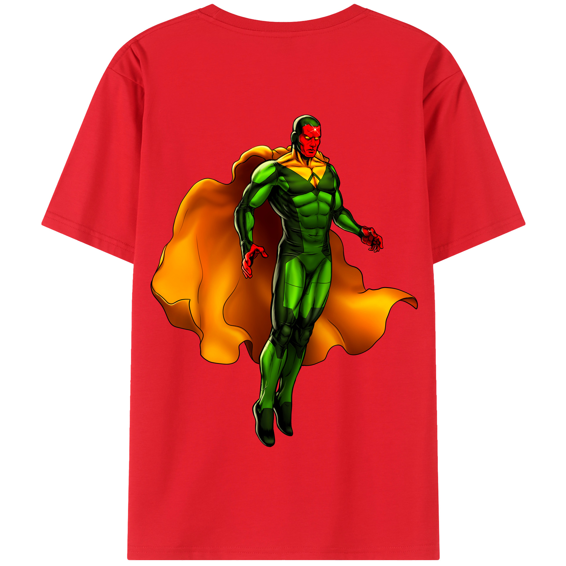 （画像用） アベンジャーズ The Avengers 綿100％半袖Tシャツ（背面プリント）
